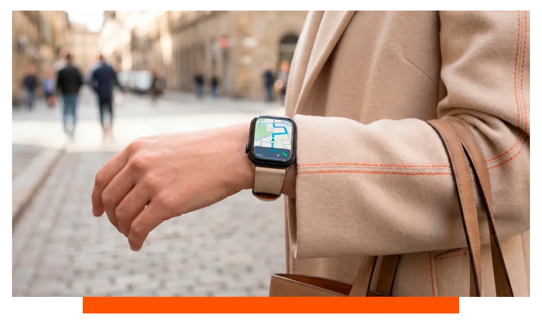 How do I use my smartwatch for navigation?