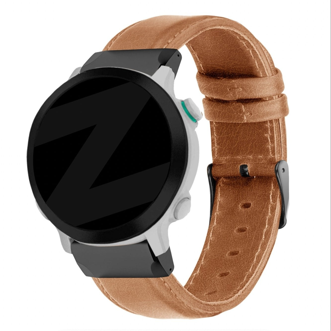 Bandz Garmin Fenix 8 Pro - 47mm Leather Strap (Brown)