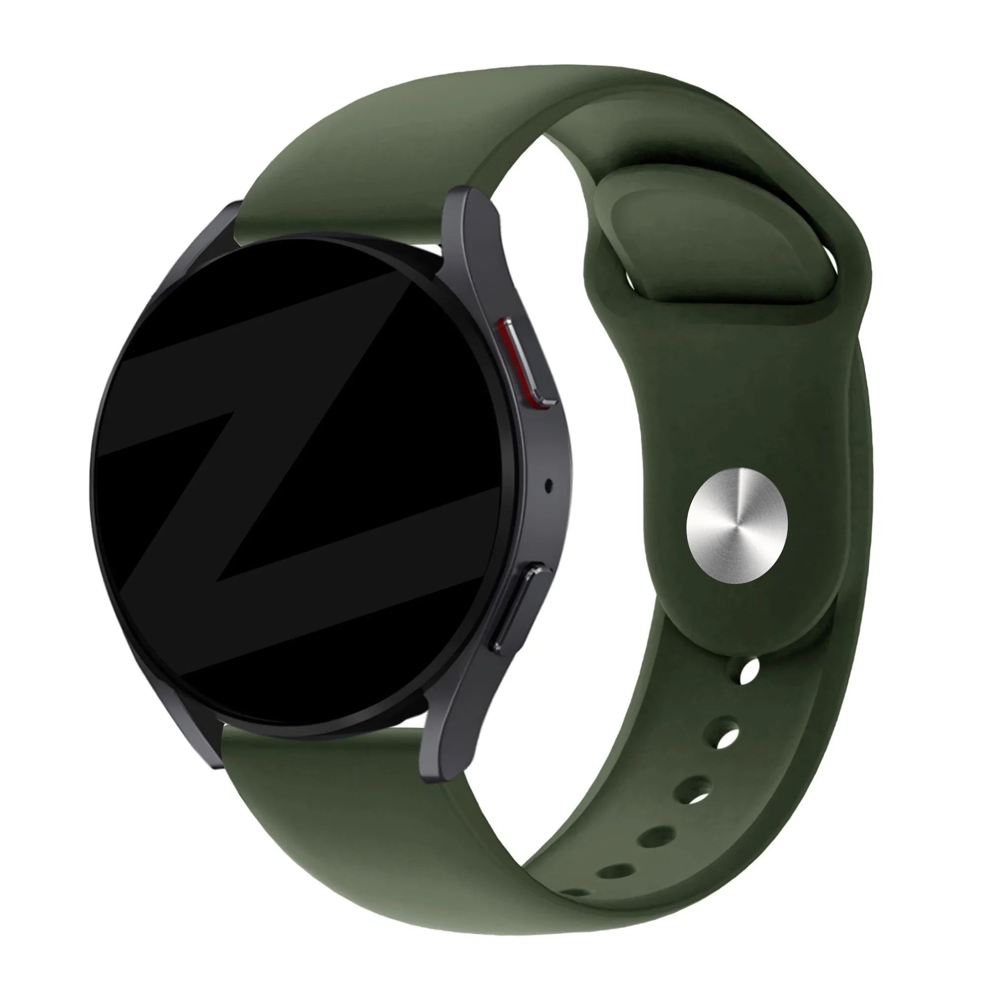 Bandz Pebble Round 2 - 20mm Sport Strap 'Deluxe' (Army Green)
