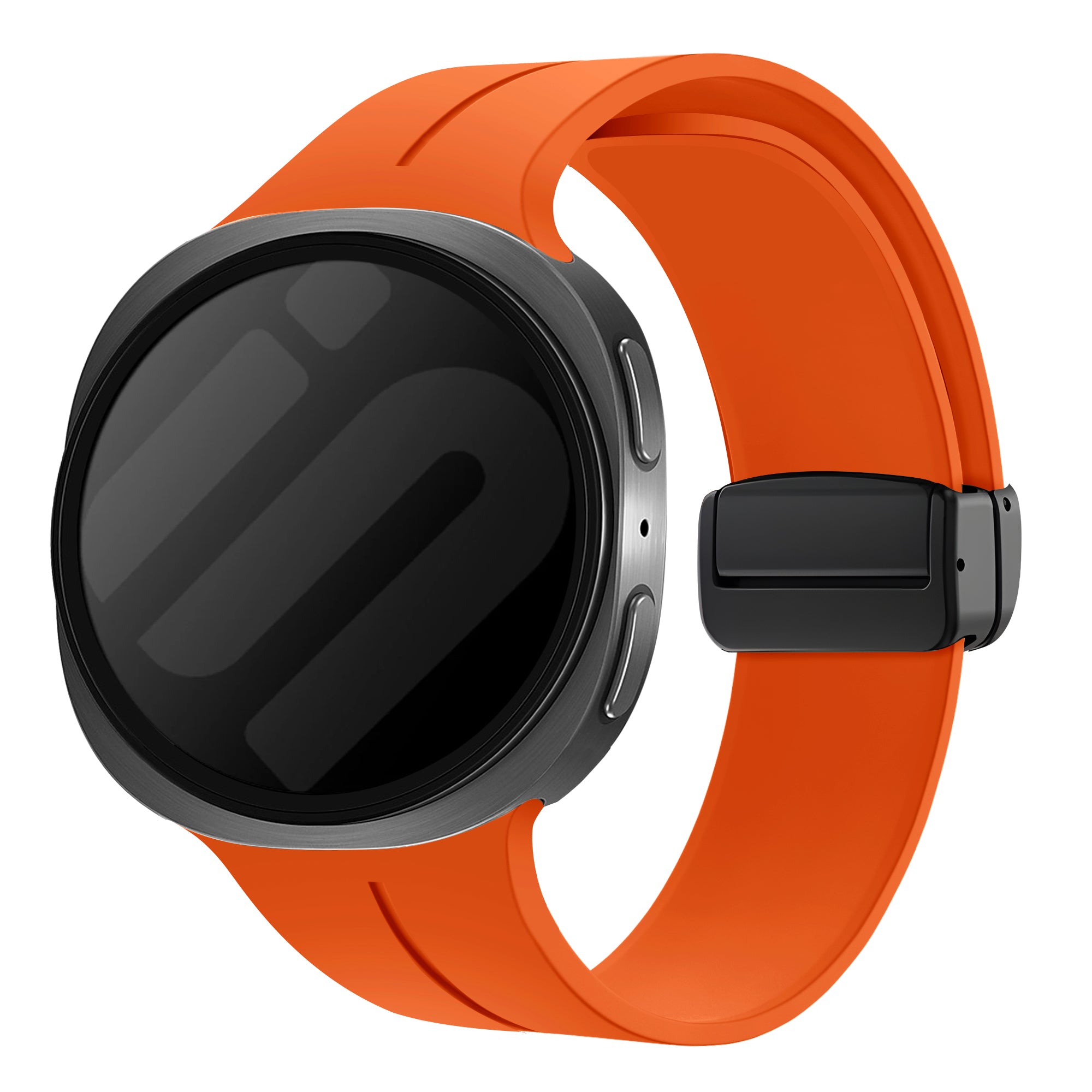 Bracelet silicone avec boucle Samsung Galaxy Watch 8 - 44mm (orange)