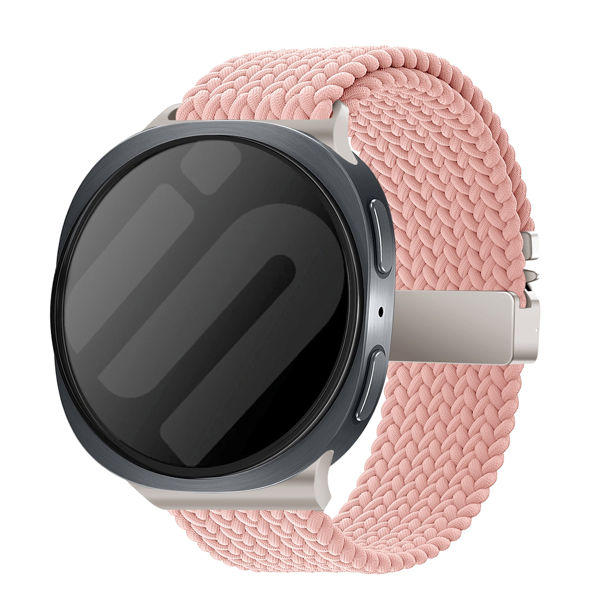 Bracelet tressé boucle en P Samsung Galaxy Watch 9 - 44mm (rose)
