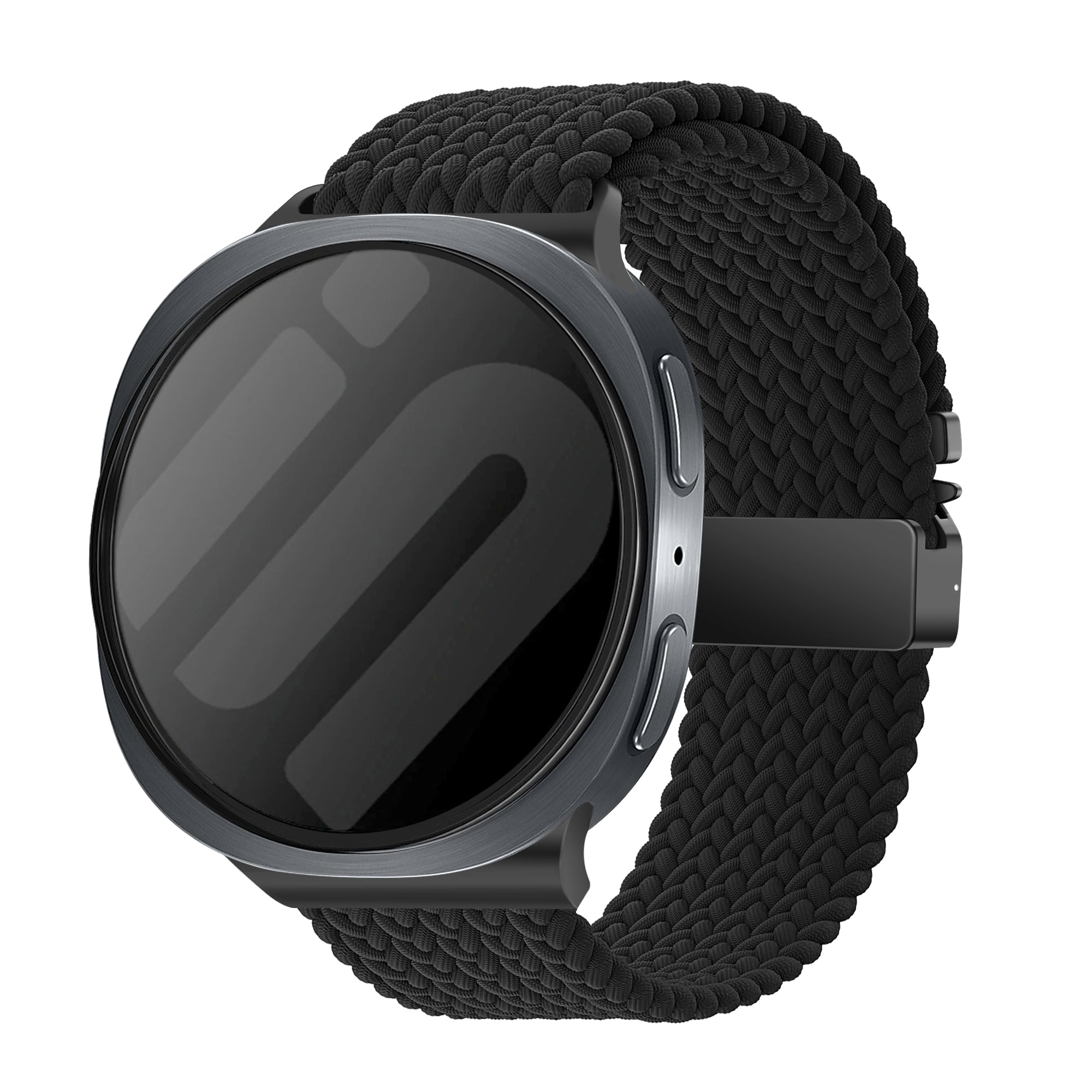 Bracelet tressé boucle en P Samsung Galaxy Watch 9 - 44mm (noir)