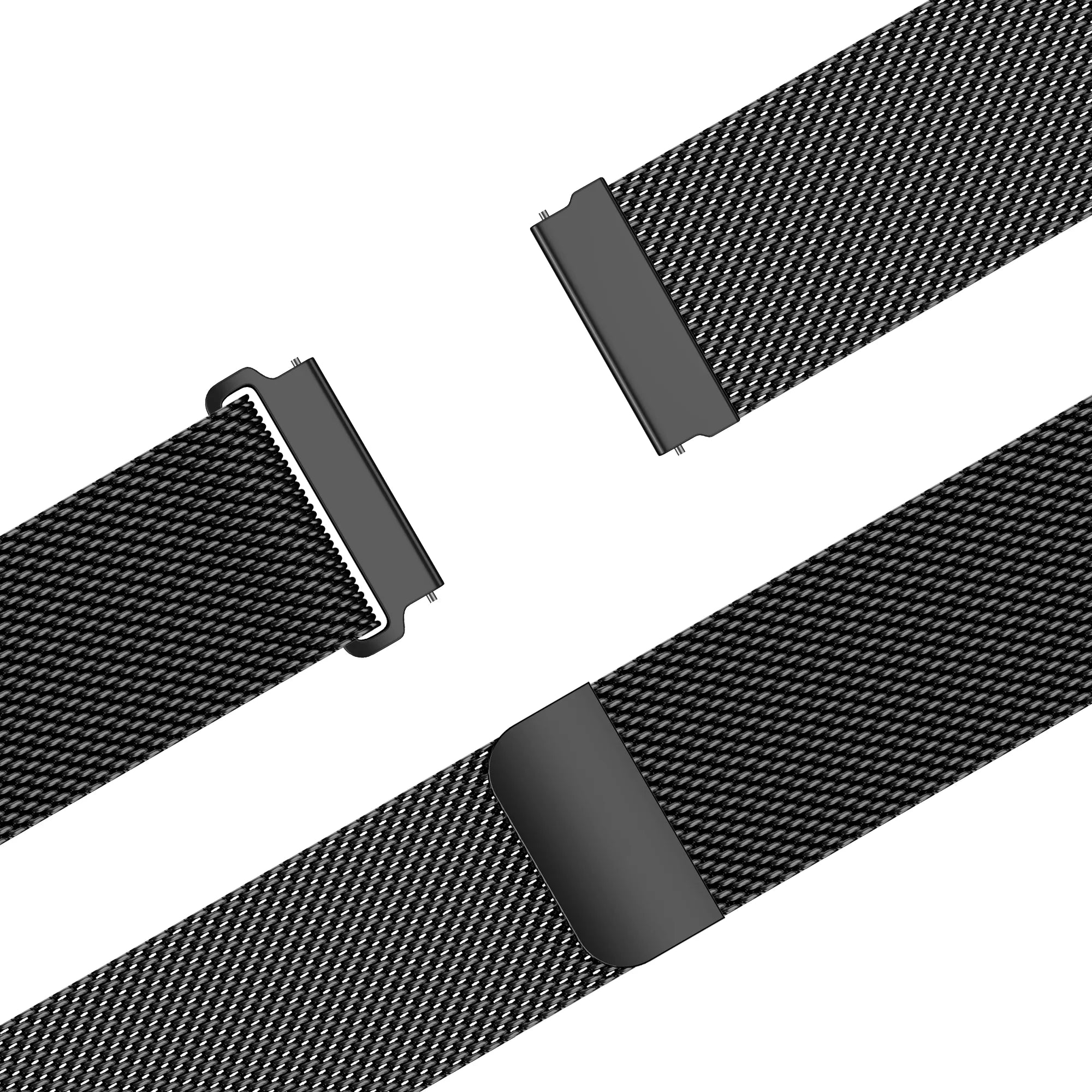Bandz Bracelet milanais 'Easy Fit' Huawei Watch GT 7 - 41mm (noir)