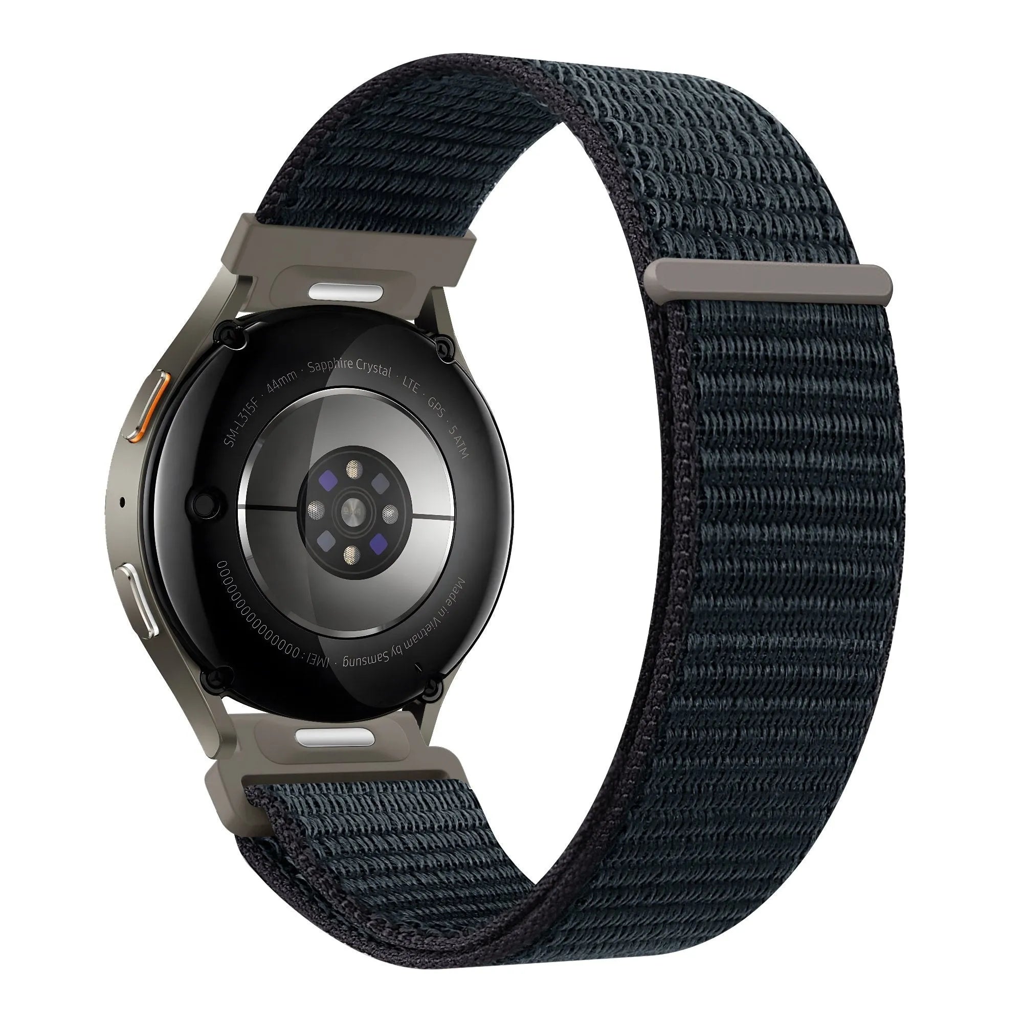 Bandz Bracelet nylon 'Easy Fit' Levowatch Edgy (grisbleu)
