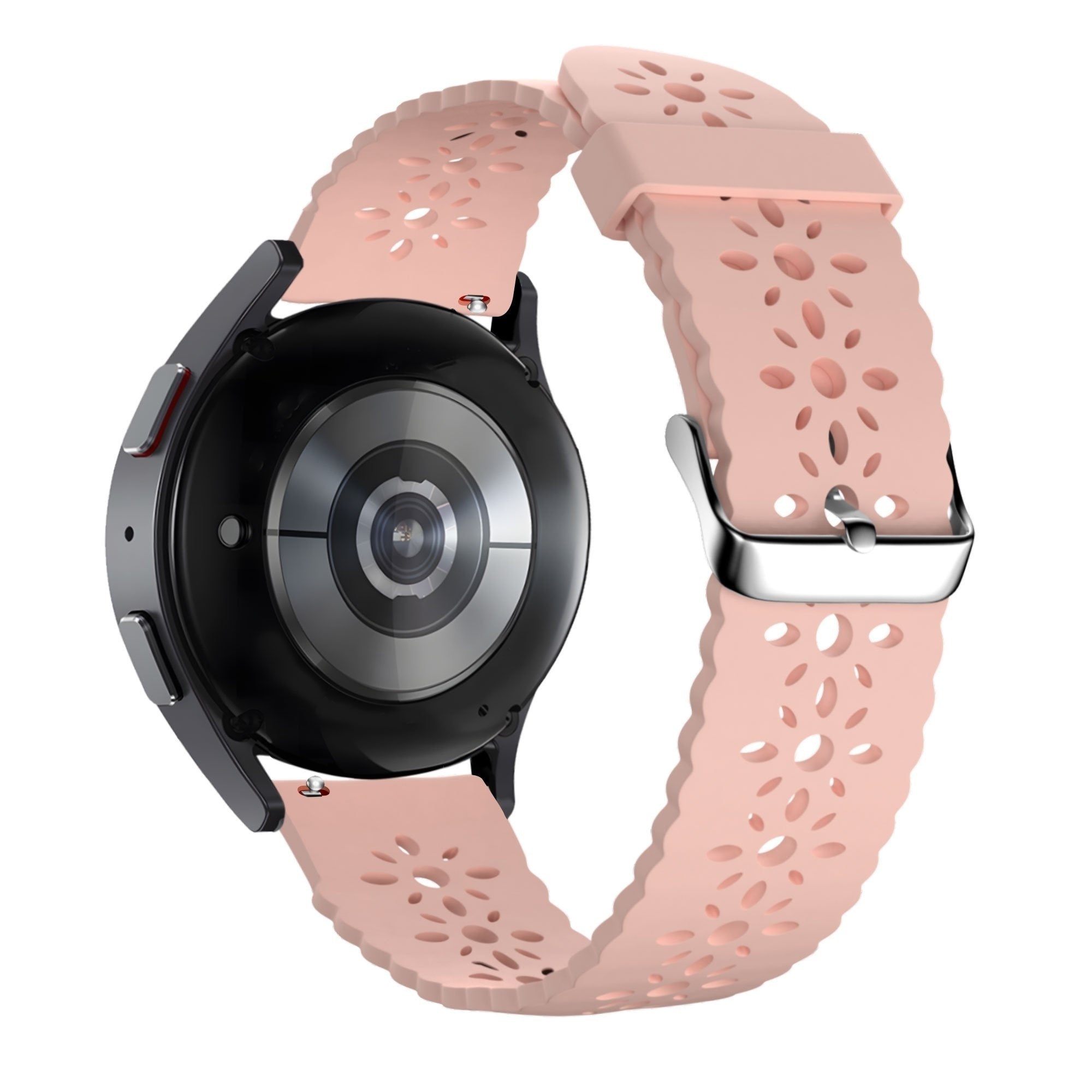 Bandz Gard Pro Health Smartwatch 3 - 41mm Patterned Silicone Strap (Pink)