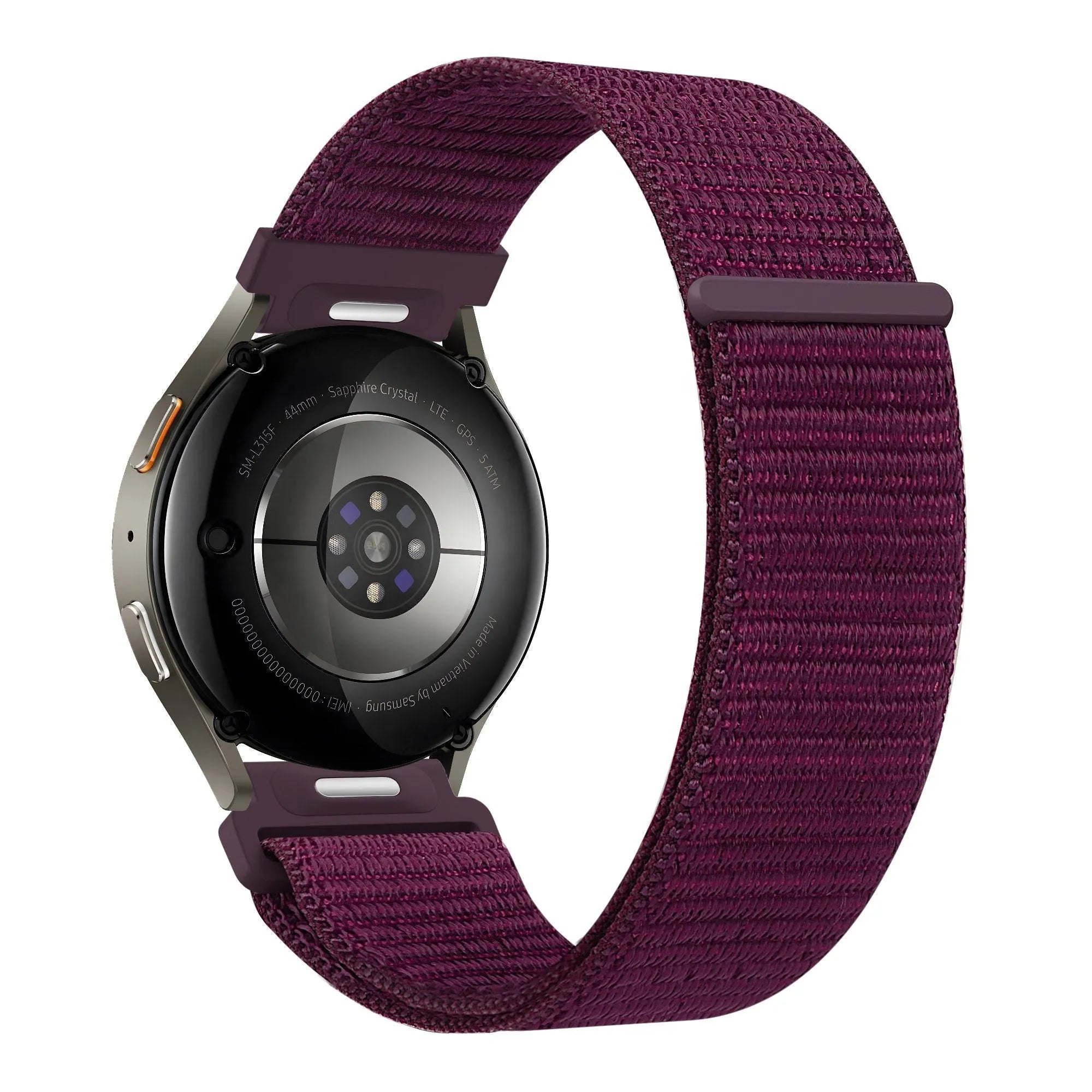 Bandz Bracelet nylon 'Easy Fit' Levowatch Edgy (prune)