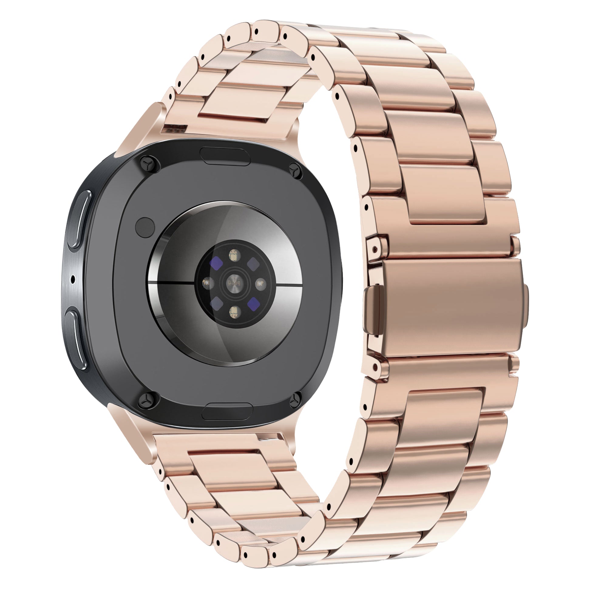 Bandz Samsung Galaxy Watch 9 - 40mm Steel Strap 'Classic' (Rose Gold)