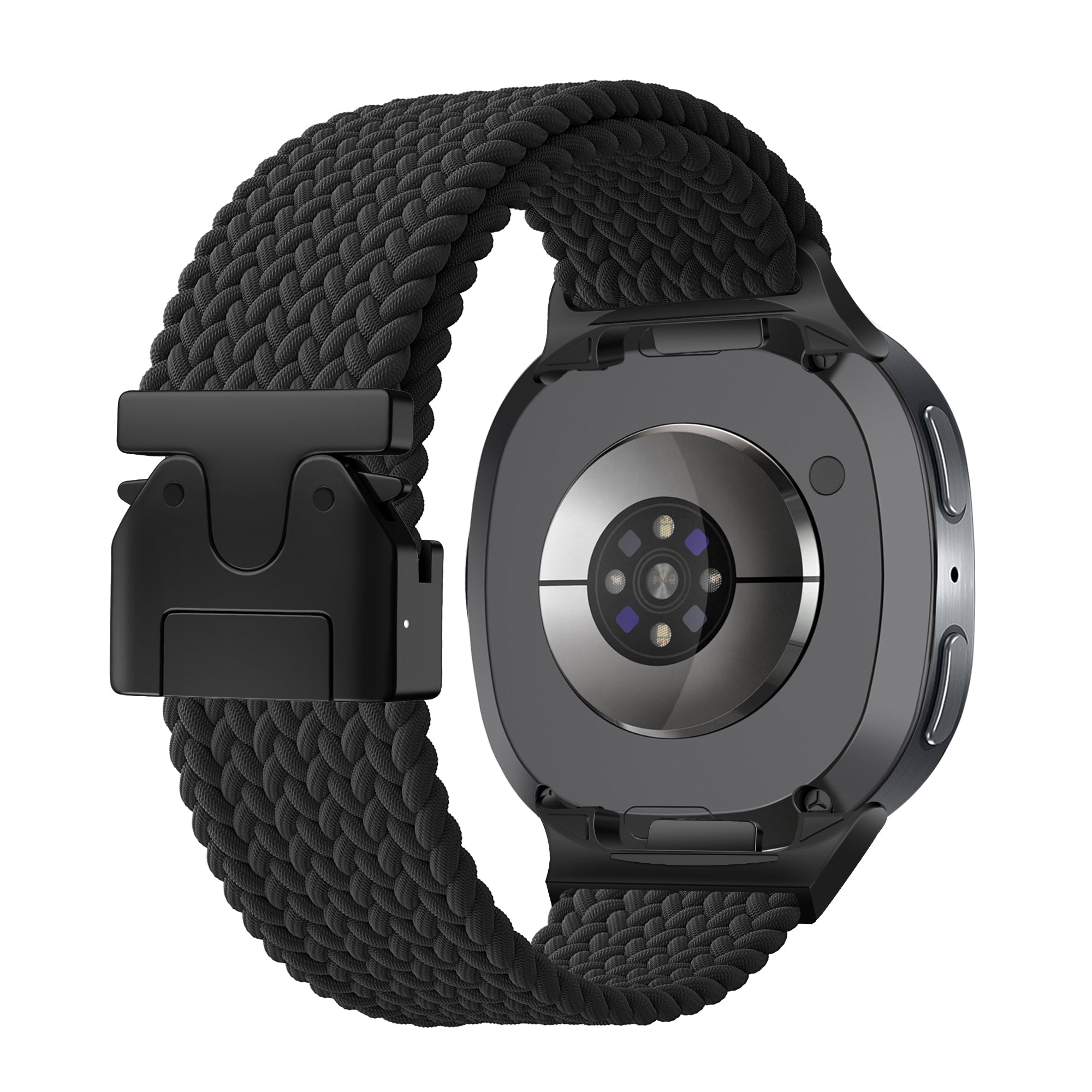 Bracelet tissu avec boucle Samsung Galaxy Watch 8 Classic (noir)
