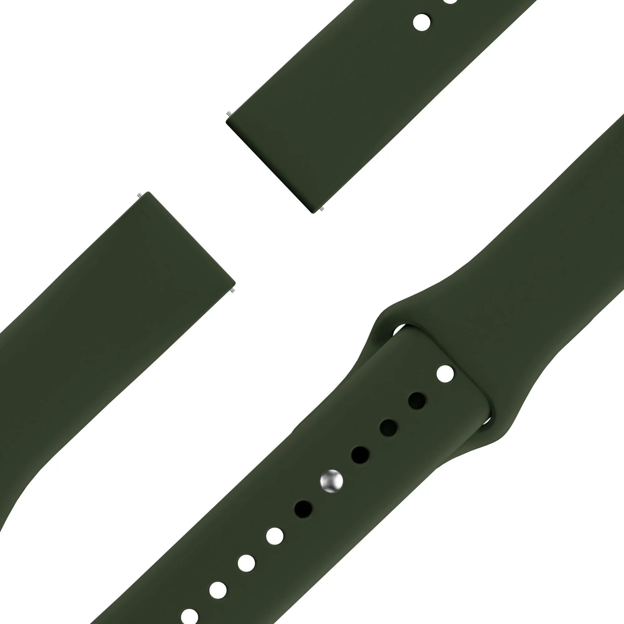 Bandz Levowatch Edgy Sport Strap 'Deluxe' (Olive Green)
