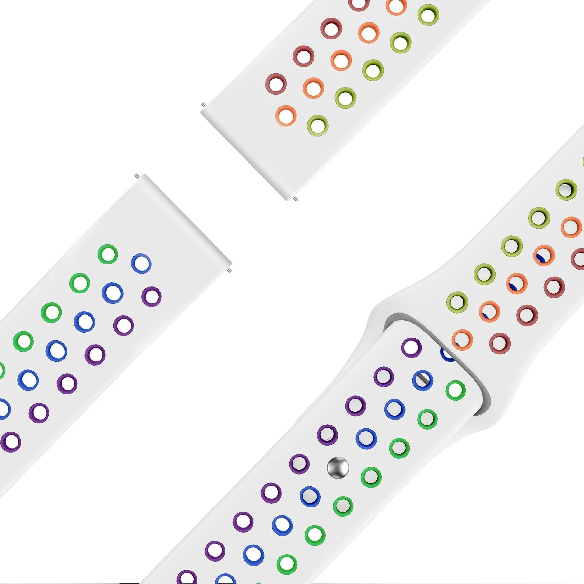 Bandz Bracelet sport 'Deluxe' Levowatch Eve (blanc/multicolore)