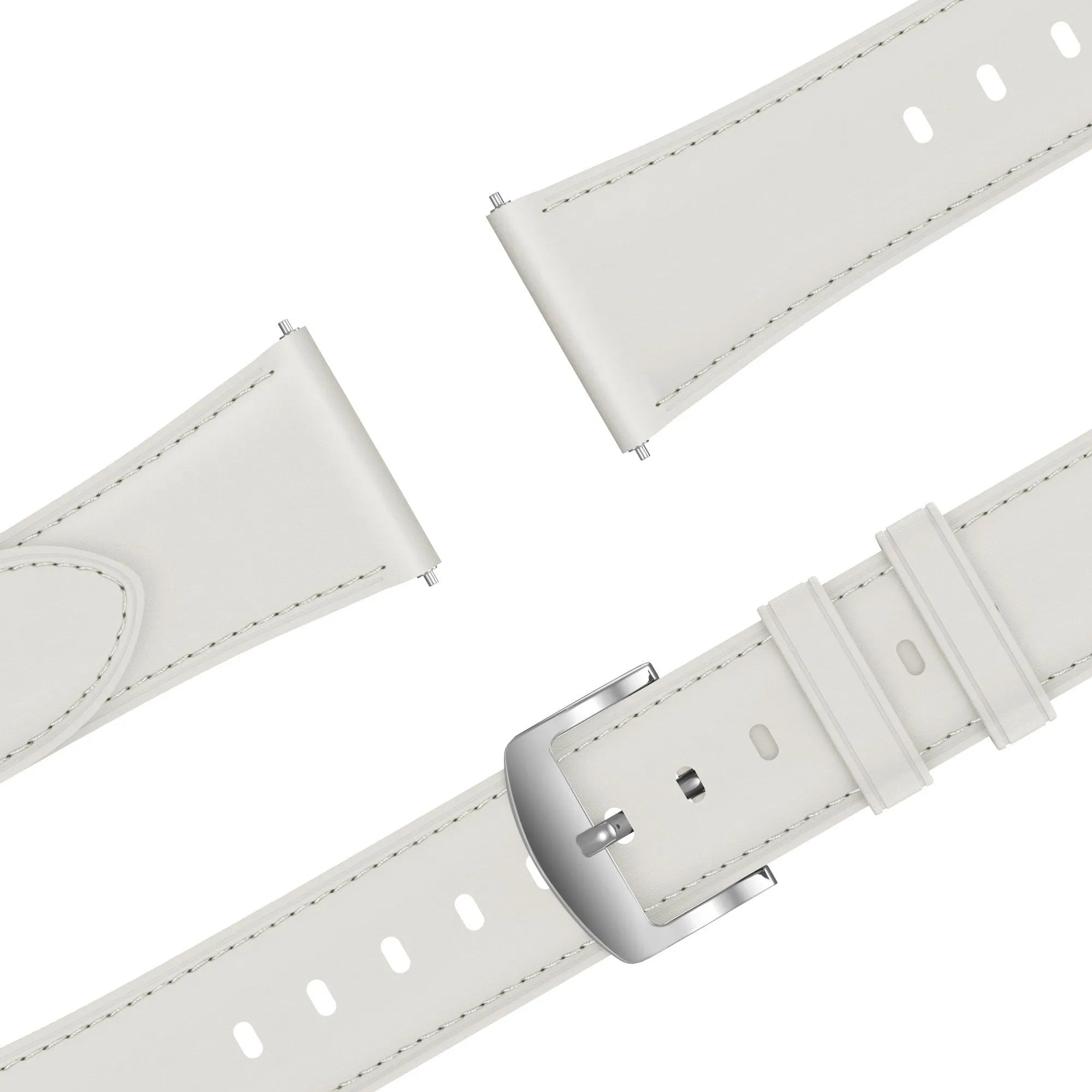 Bandz Bracelet cuir 'Easy Fit' ICE Smart ST 2.0 Round 1.20 (blanc)