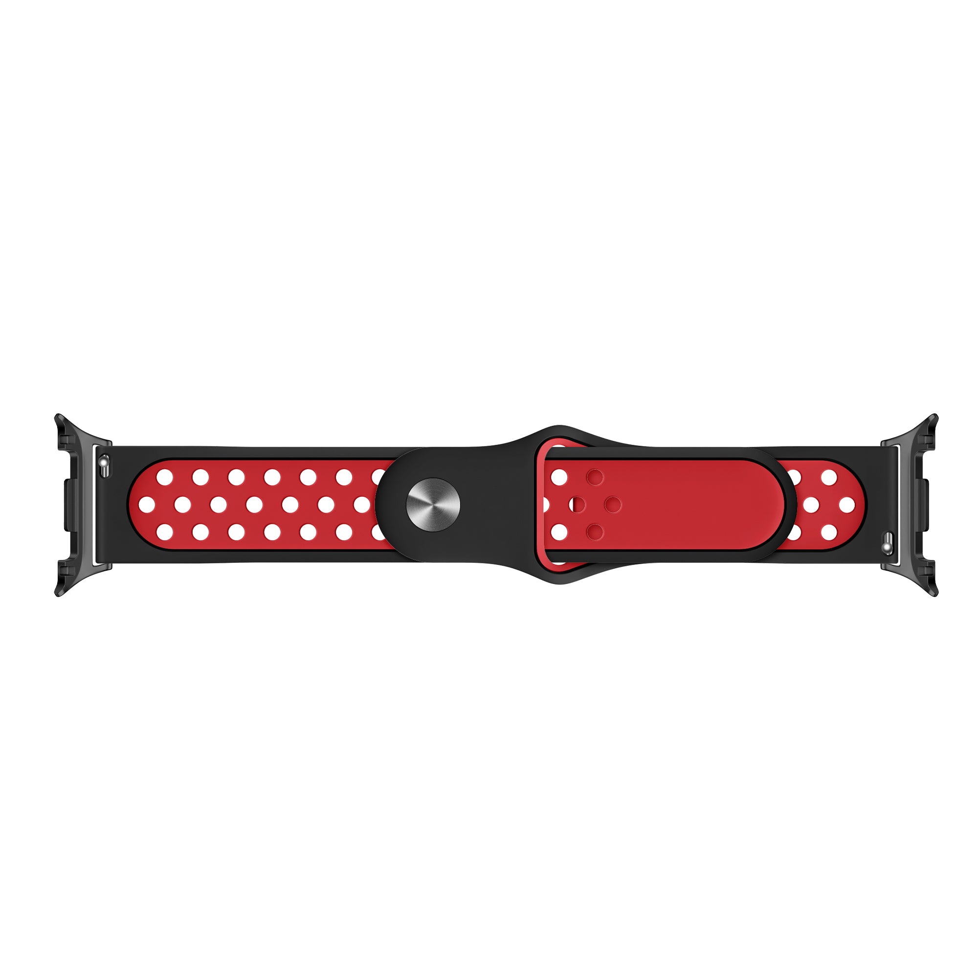 Bracelet sport Samsung Galaxy Watch 9 - 44mm (noir/rouge)