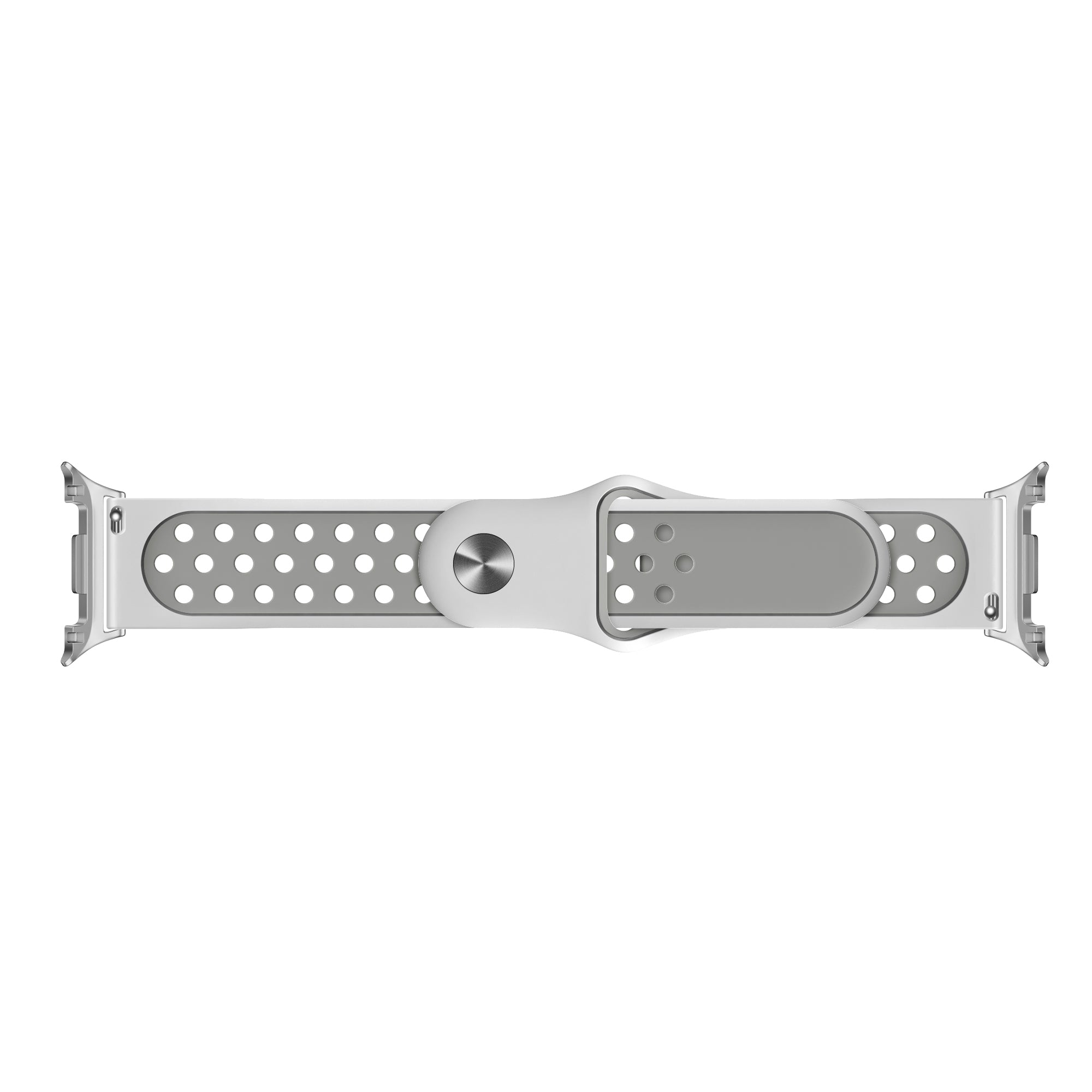 Bracelet sport Samsung Galaxy Watch 8 - 44mm (blanc/coloré)