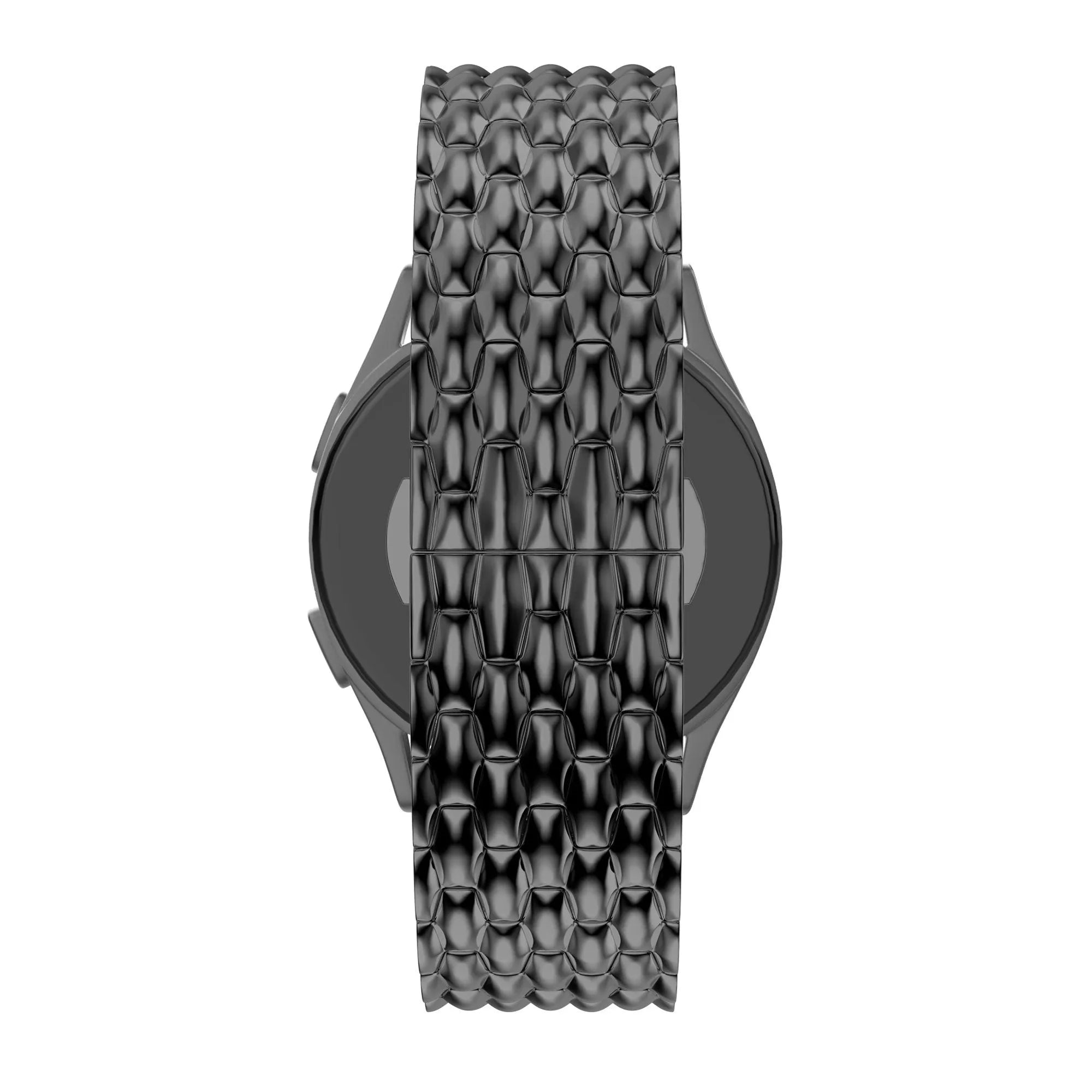 Bandz Bracelet acier 'Dragon' Levowatch Edgy (noir)