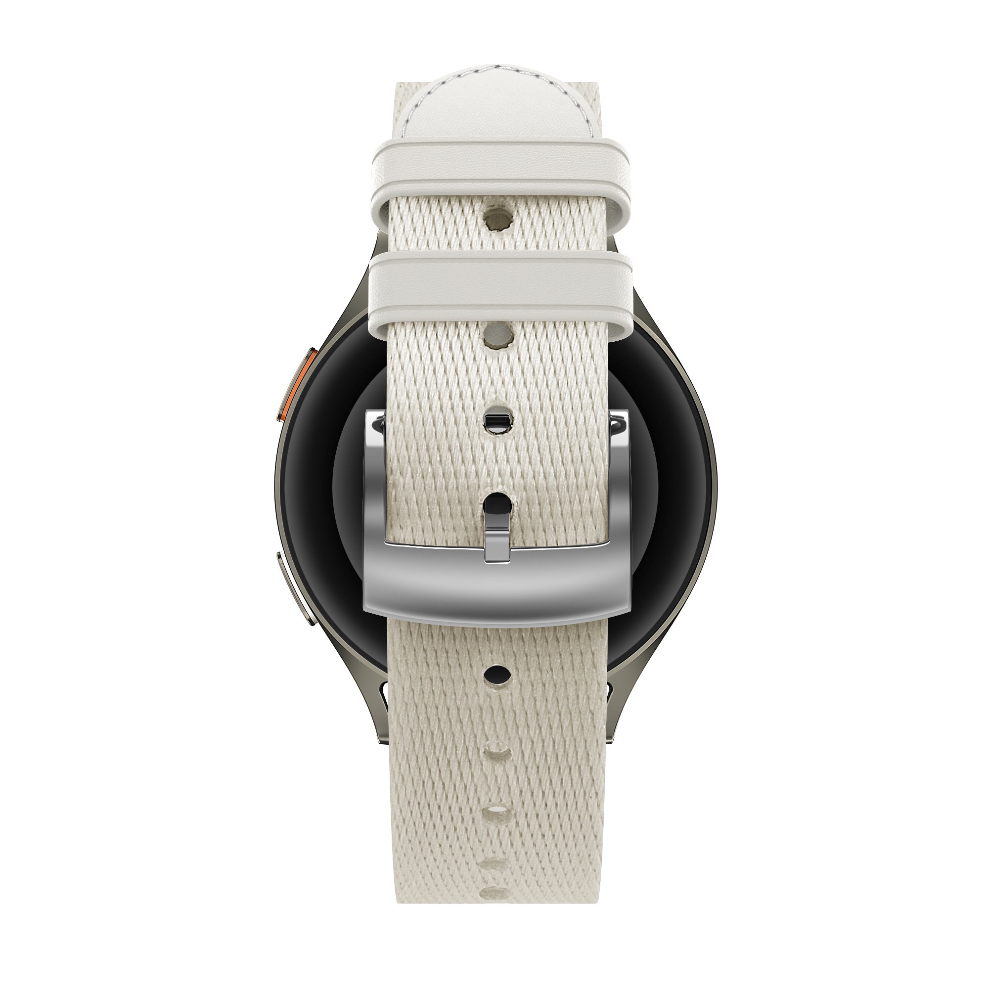 Bandz Huawei Watch GT 5 Pro - 42mm Leather Hybrid Strap 'Easy Fit' (Starlight)