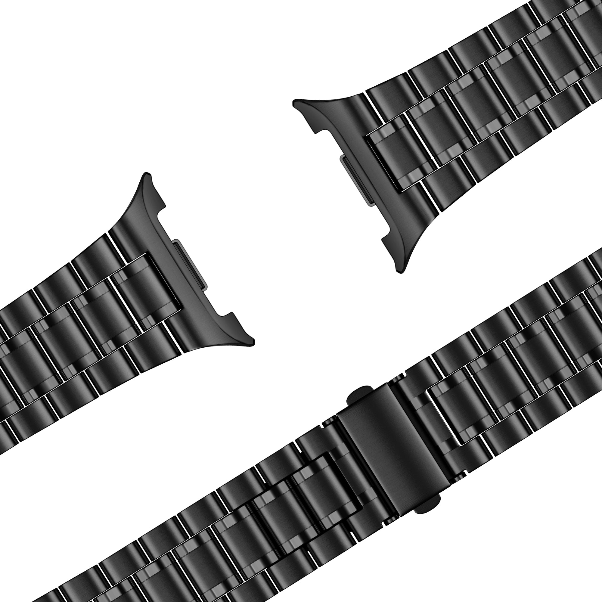 Bandz Bracelet acier 'Deluxe' Samsung Galaxy Watch 8 - 44mm (noir)
