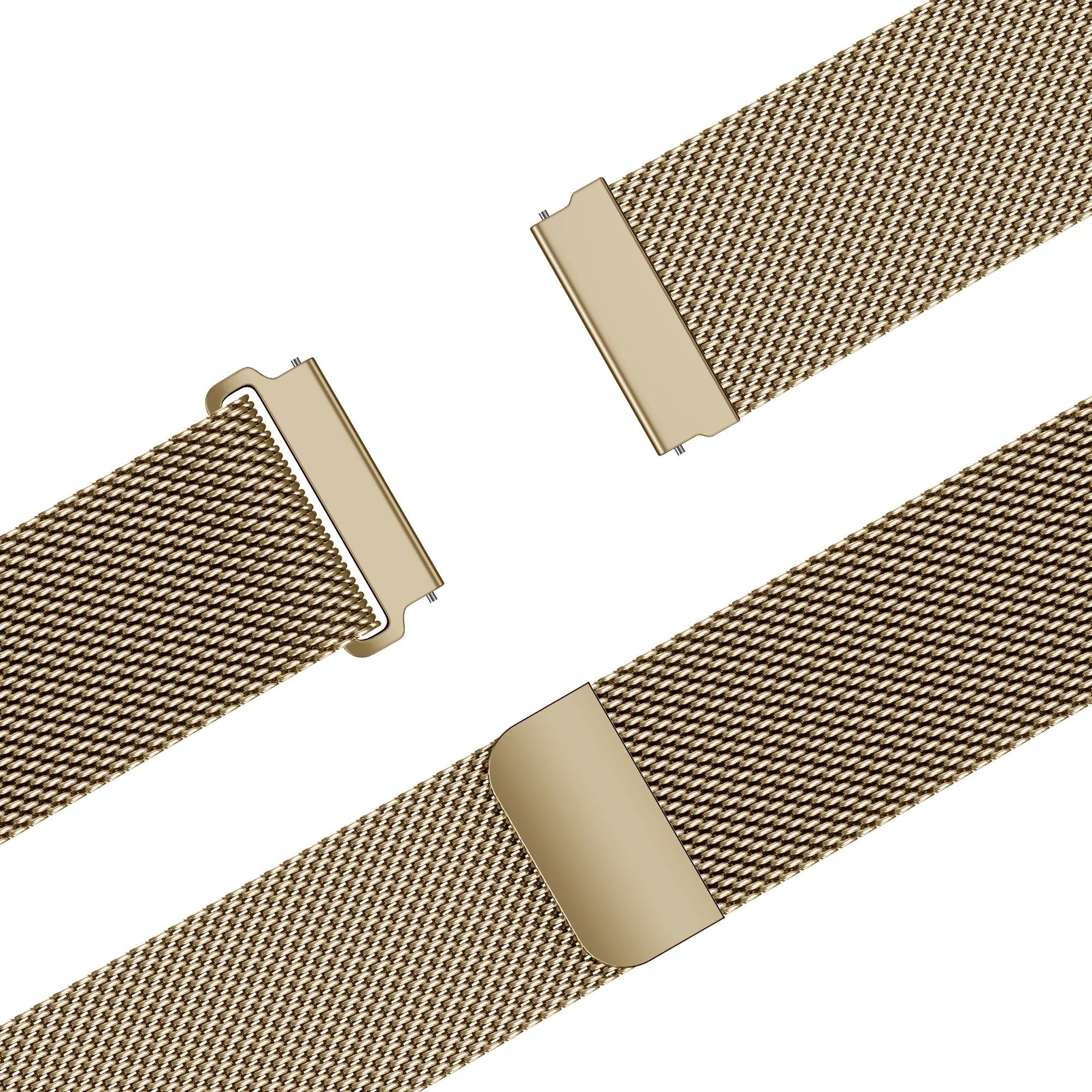 Bandz Bracelet milanais 'Easy Fit' Levowatch Edgy (or)
