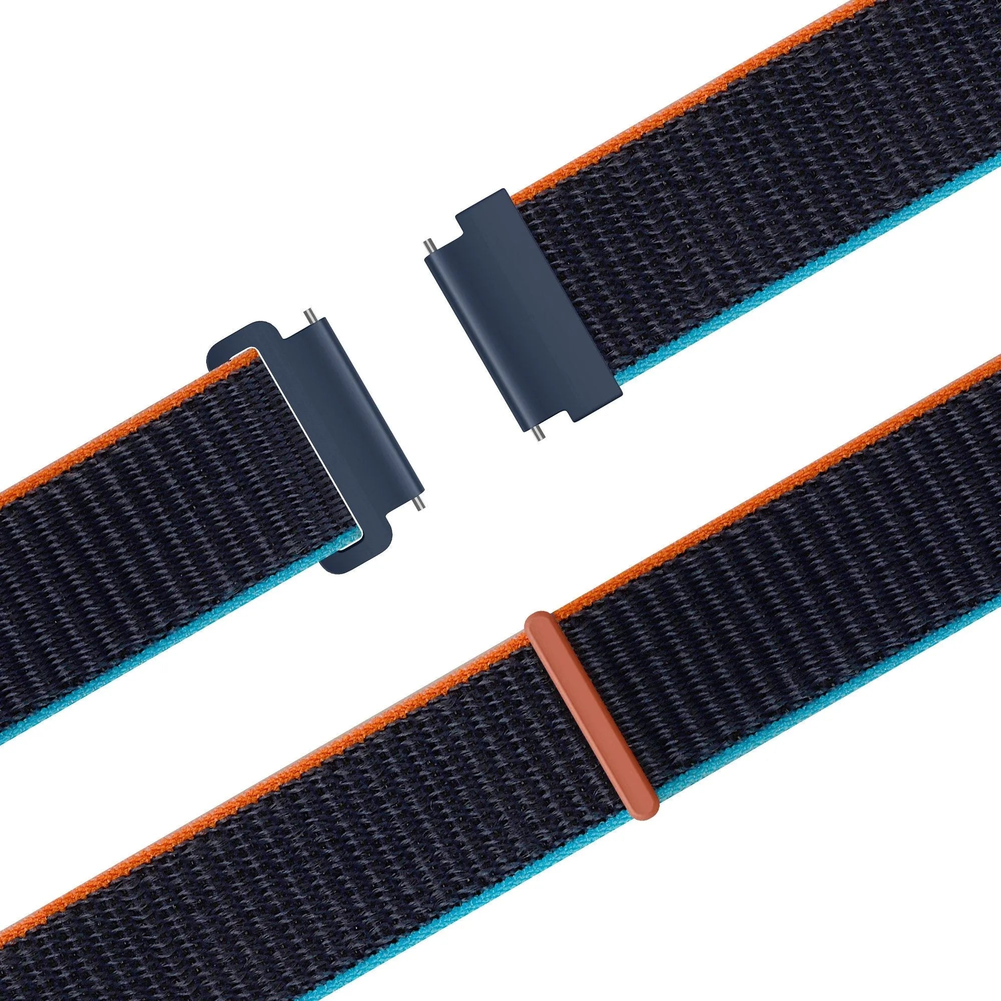 Bandz Bracelet nylon 'Easy Fit' Levowatch Edgy (mélange de bleu)