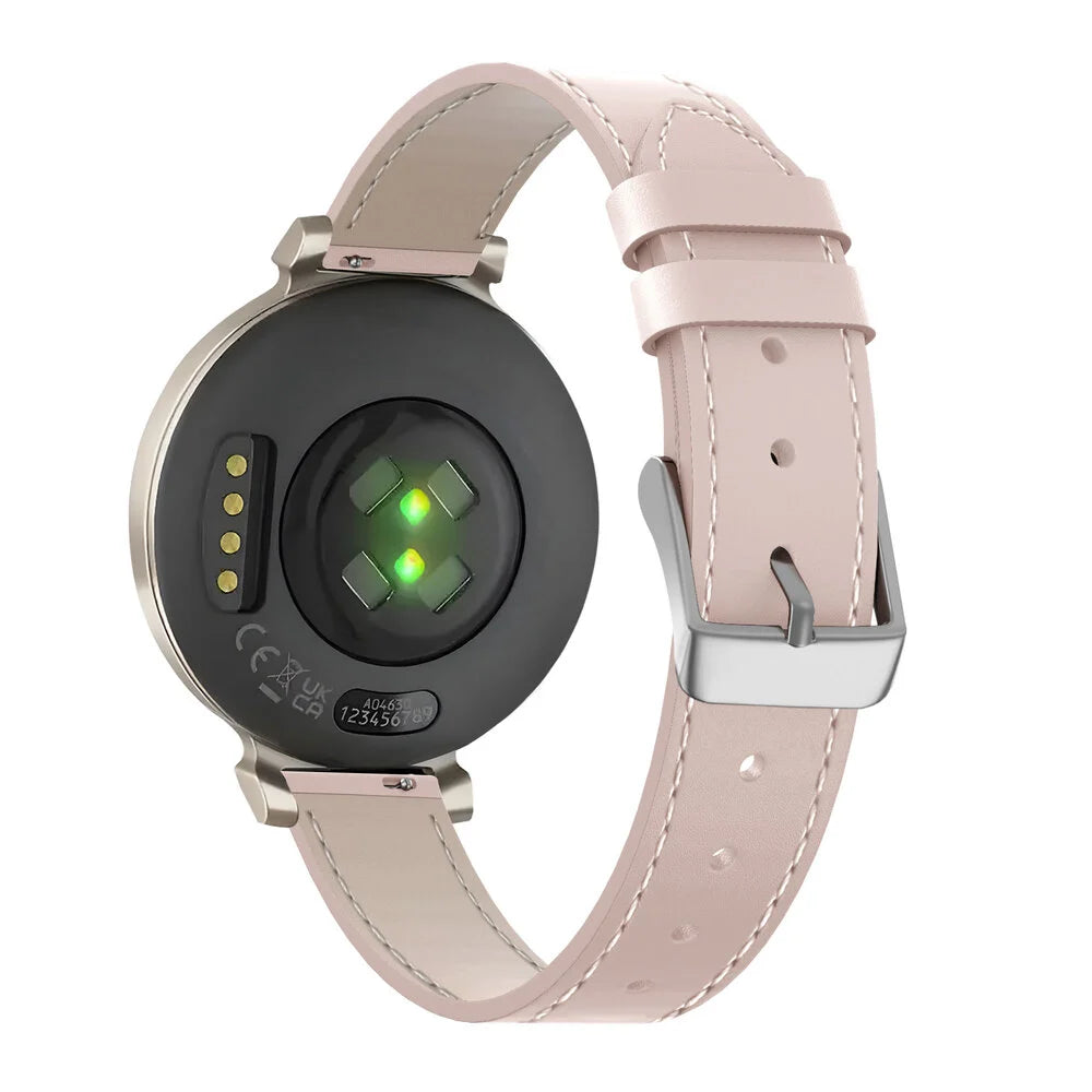 Watch Strap Leather 14mm - Quick Release (Pink)