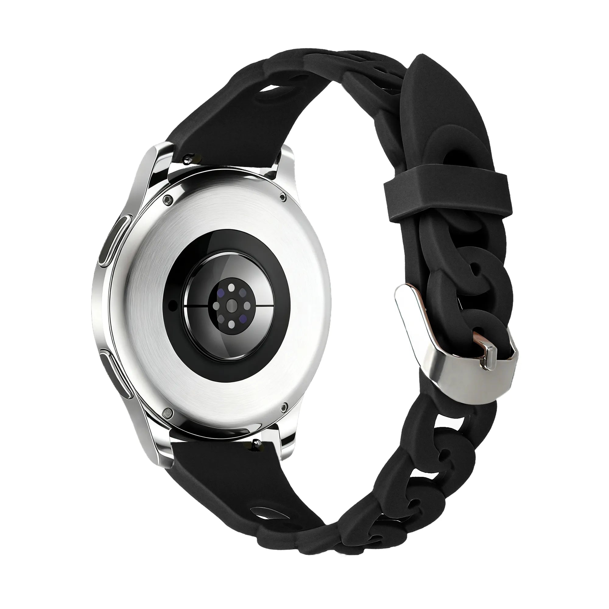 Bandz Bracelet silicone 'Chains' Levowatch Edgy (noir)