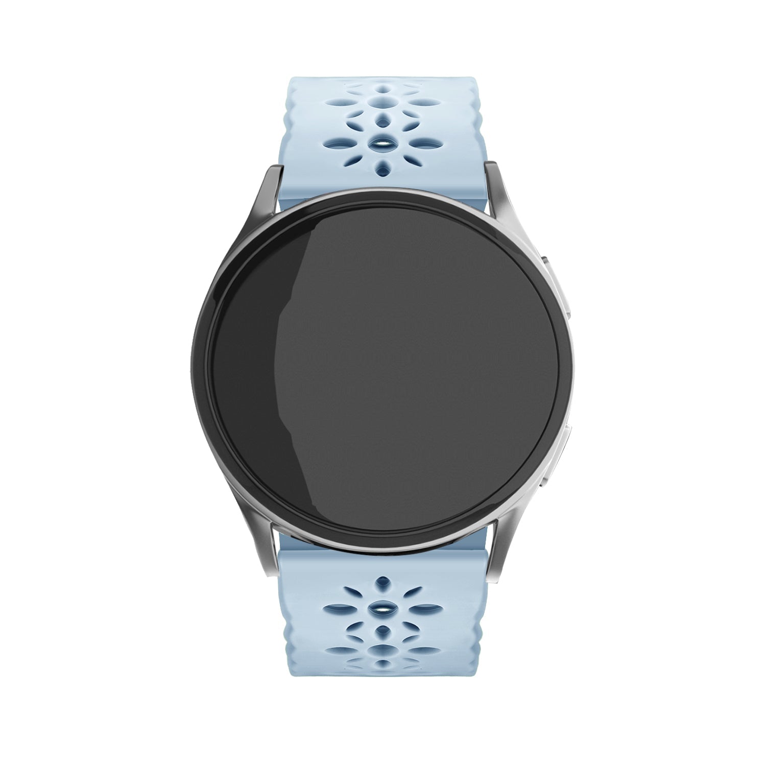 Withings Steel HR Sport Patterned Silicone Strap (Mist Blue)