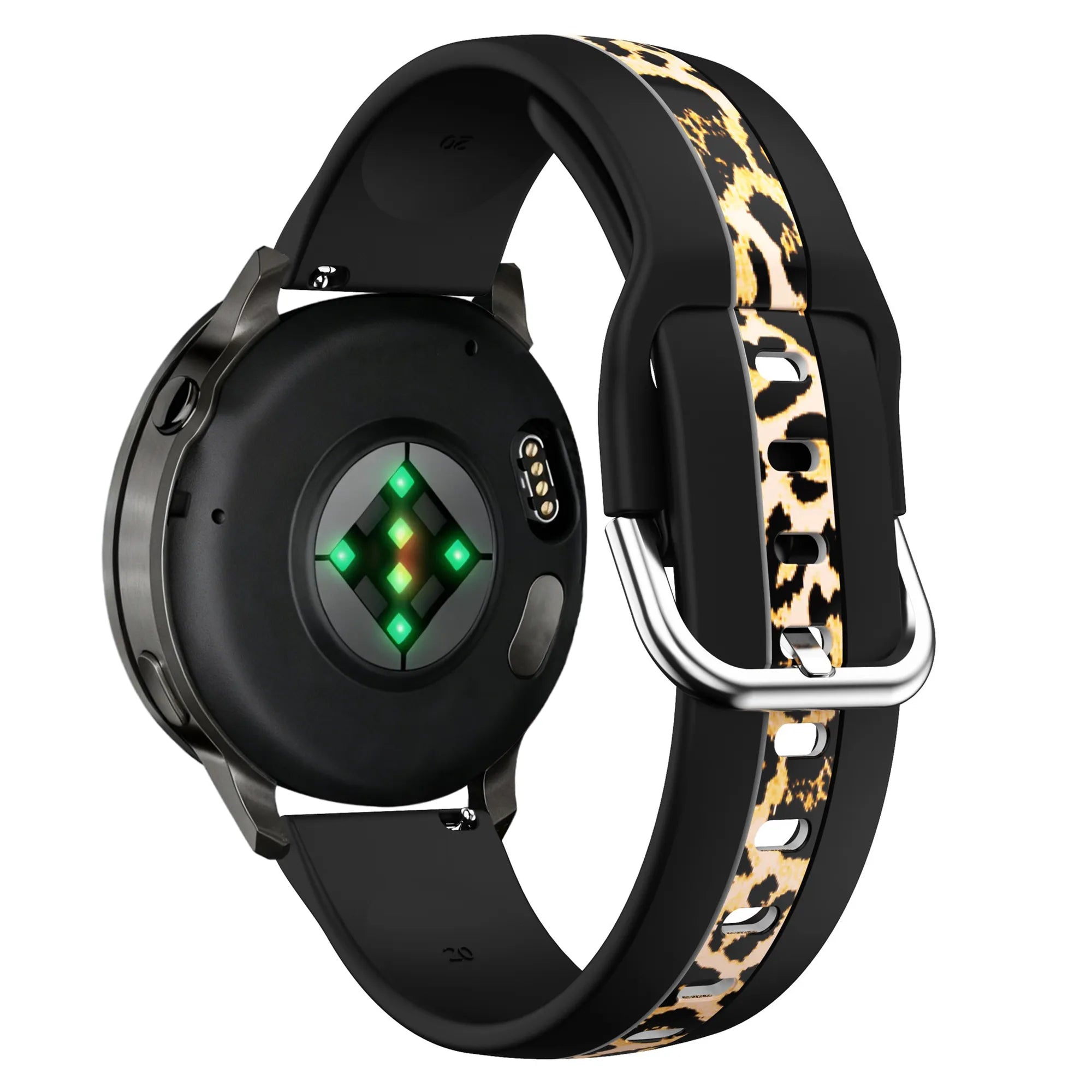 Bandz Bracelet dual léopard Levowatch Tiny (noir)