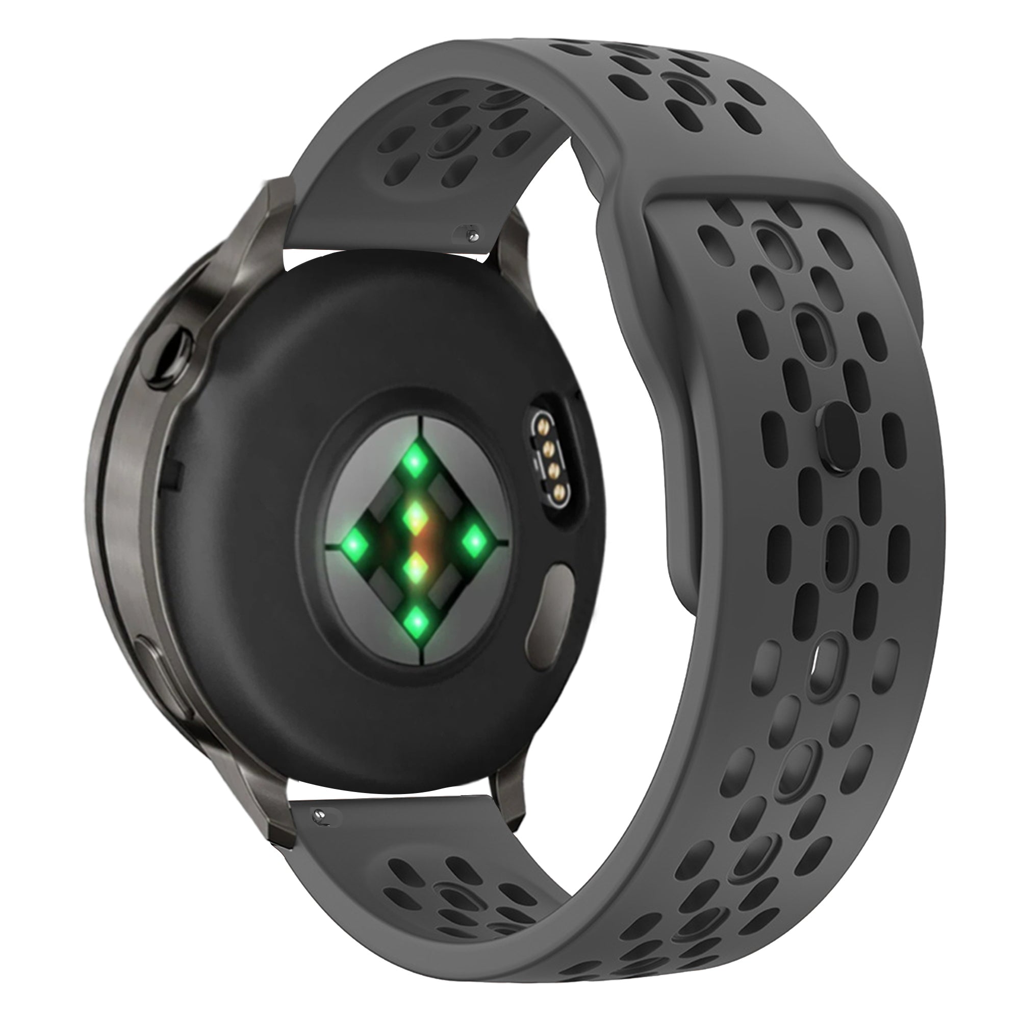 Bandz Garmin Venu 2 Silicone Strap 'Air' (Dark Grey)
