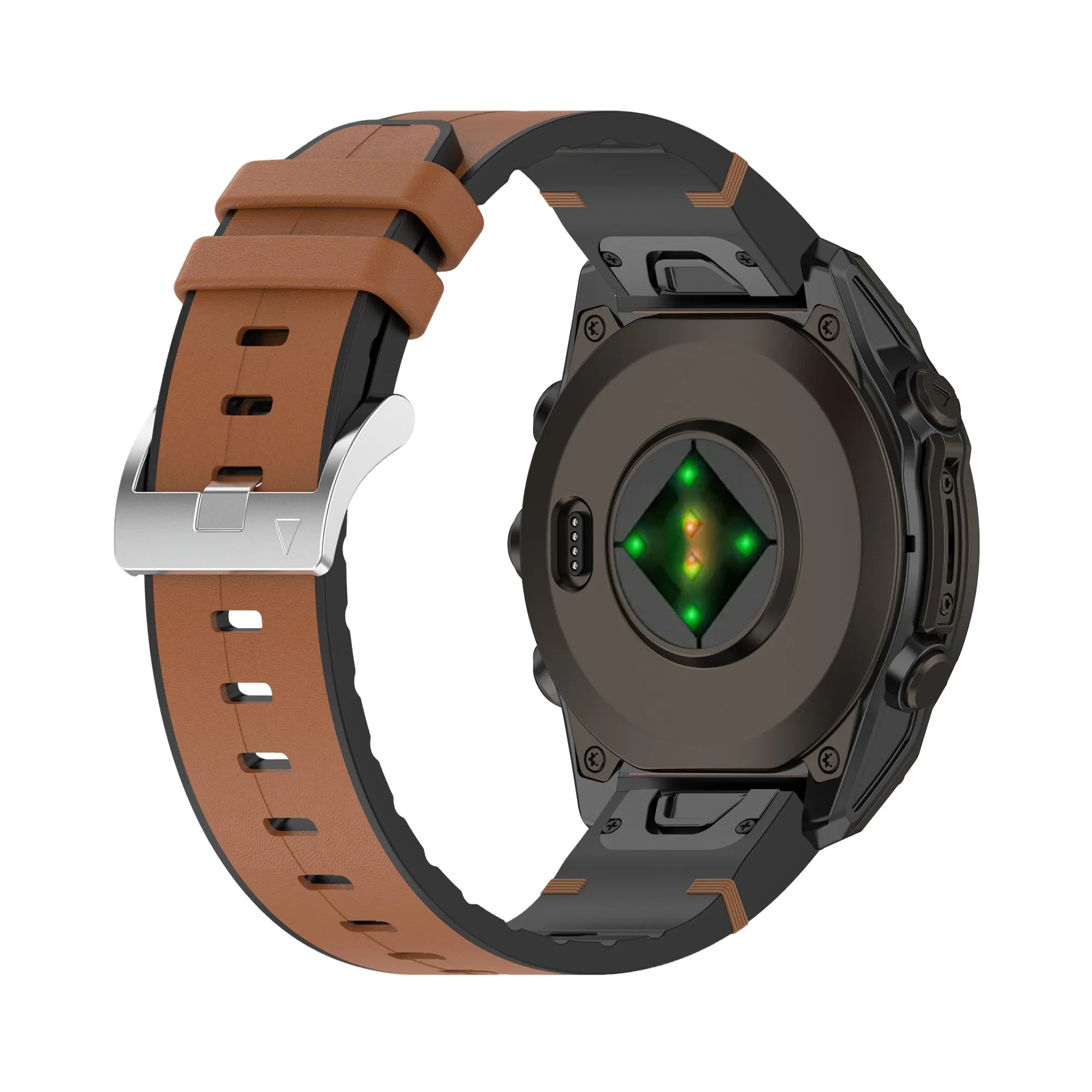 Bracelet cuir hybride Amazfit T-Rex Ultra 2 (marron)