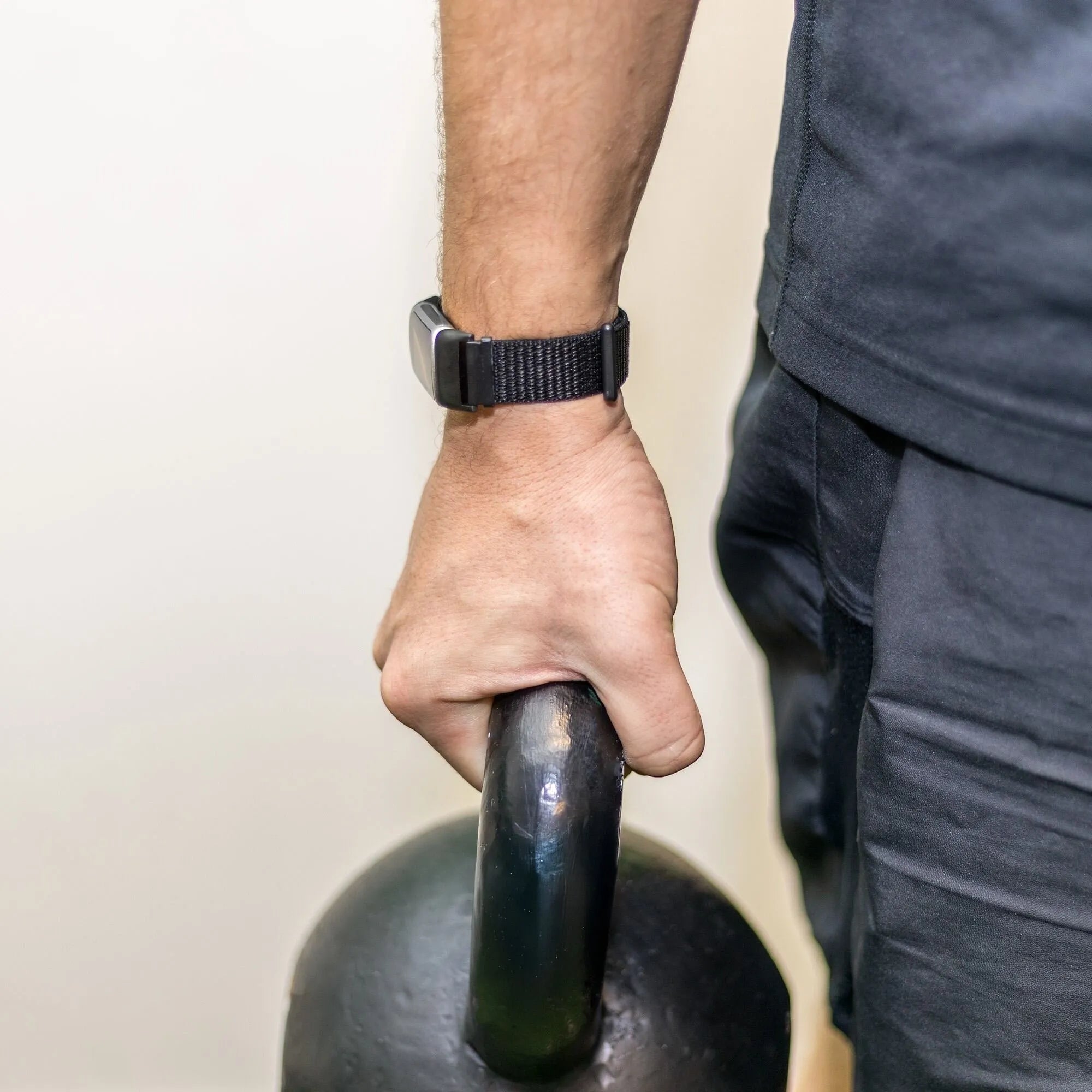 Bracelet nylon Fitbit Charge 5 (noir)