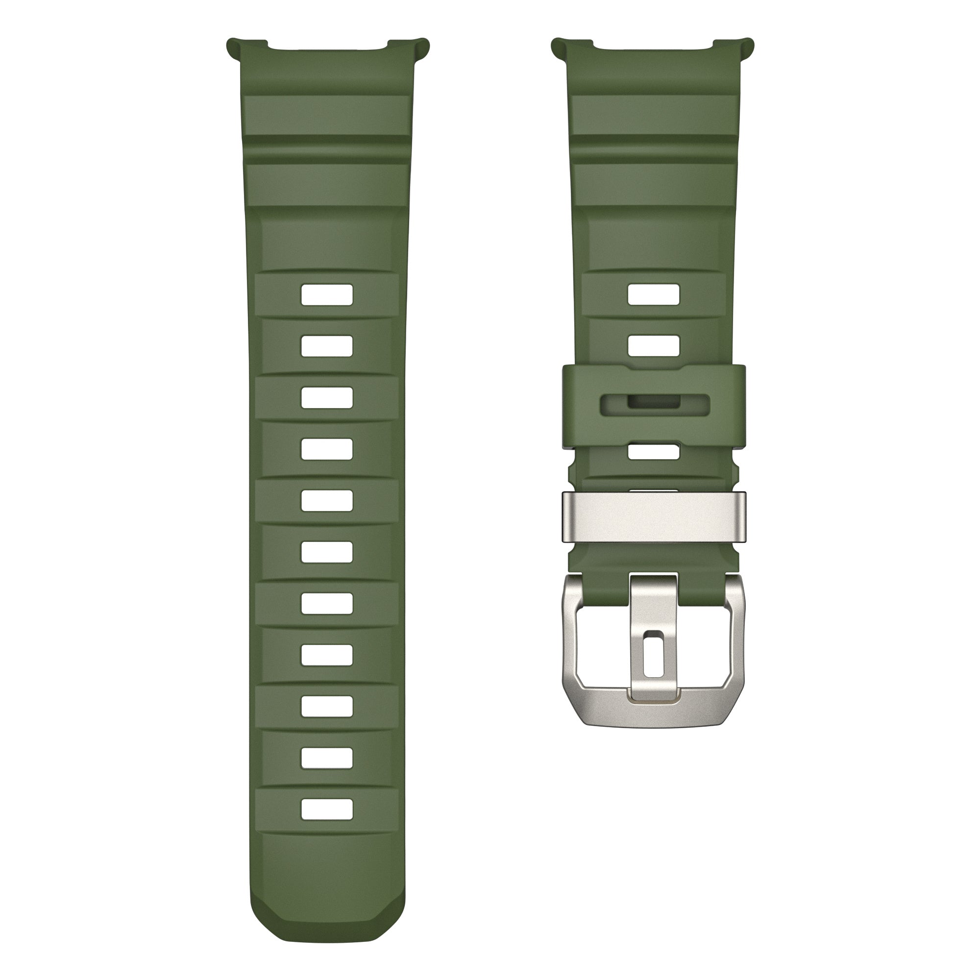 Bracelet silicone Extreme Samsung Galaxy Watch 8 - 44mm (vert militaire)