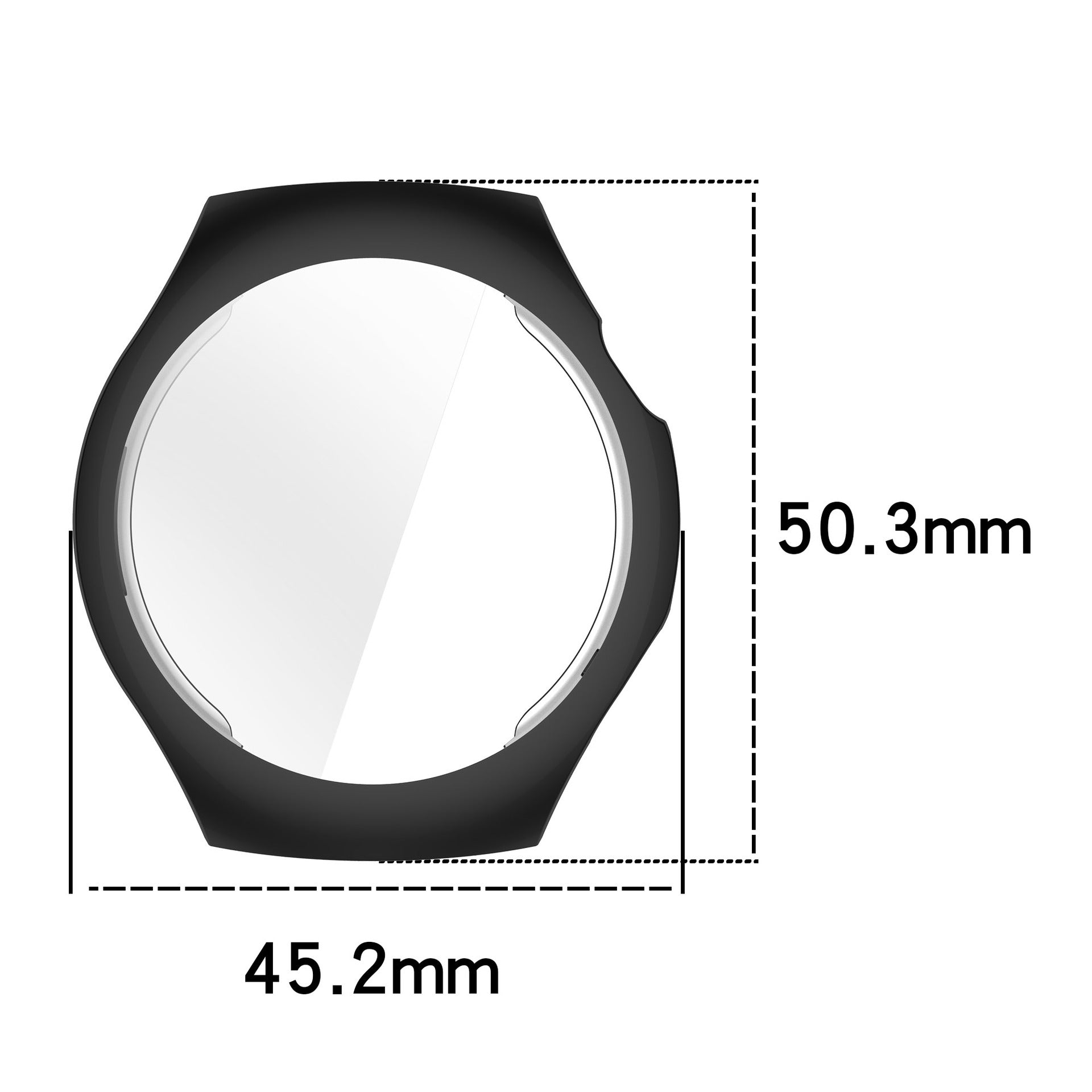 Huawei Watch 5 - 42mm TPU Case (Transparent)