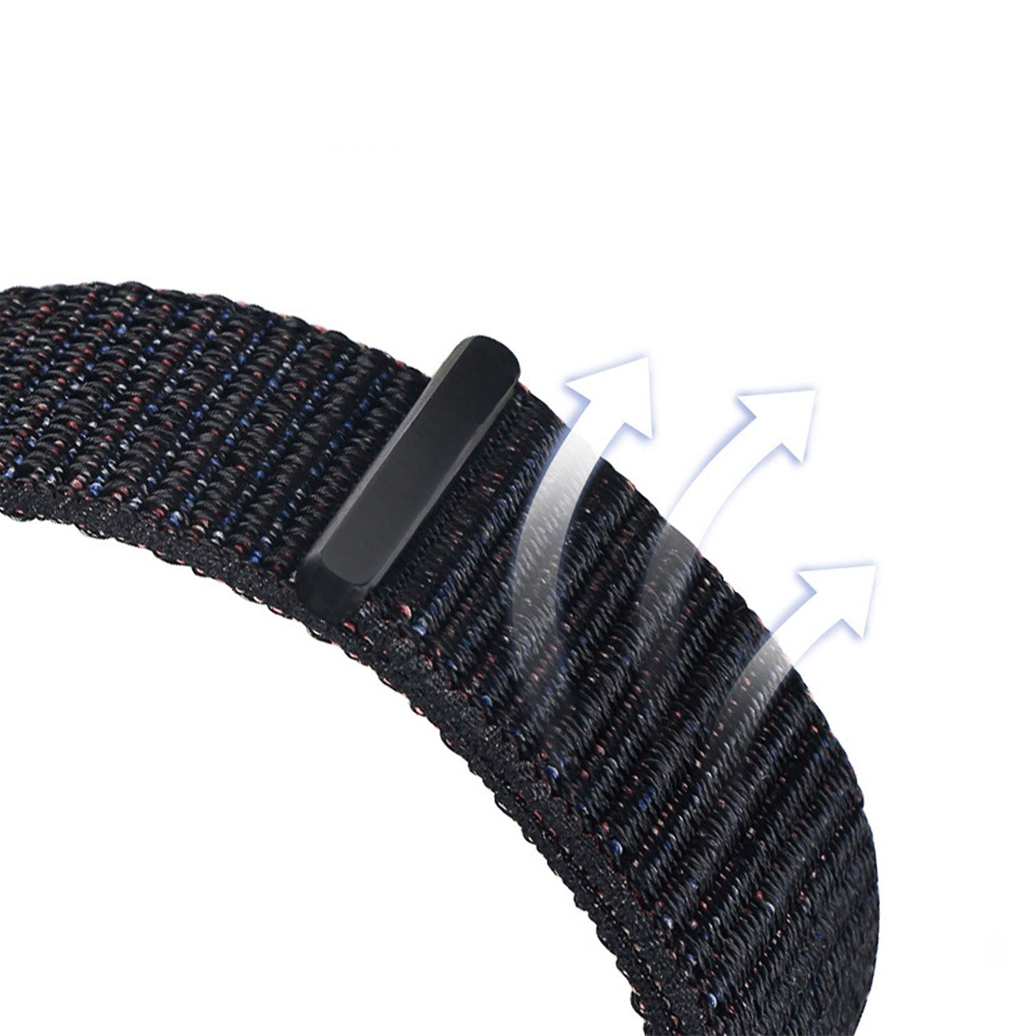 Bracelet nylon Google Pixel Watch 5 - 45mm (noir)