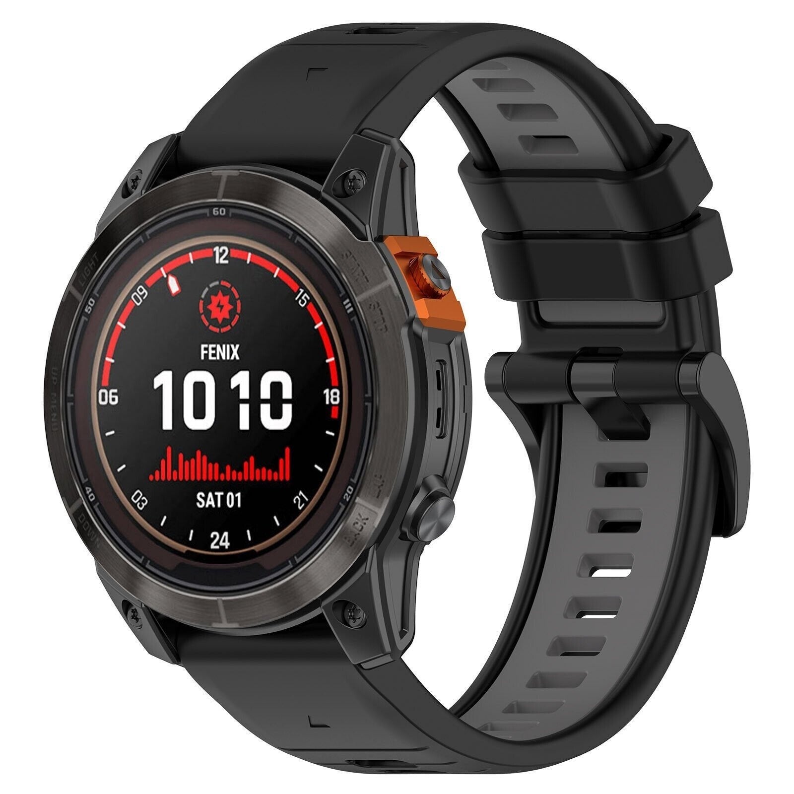 Garmin MARQ Sport Buckle Strap (Black/Grey)