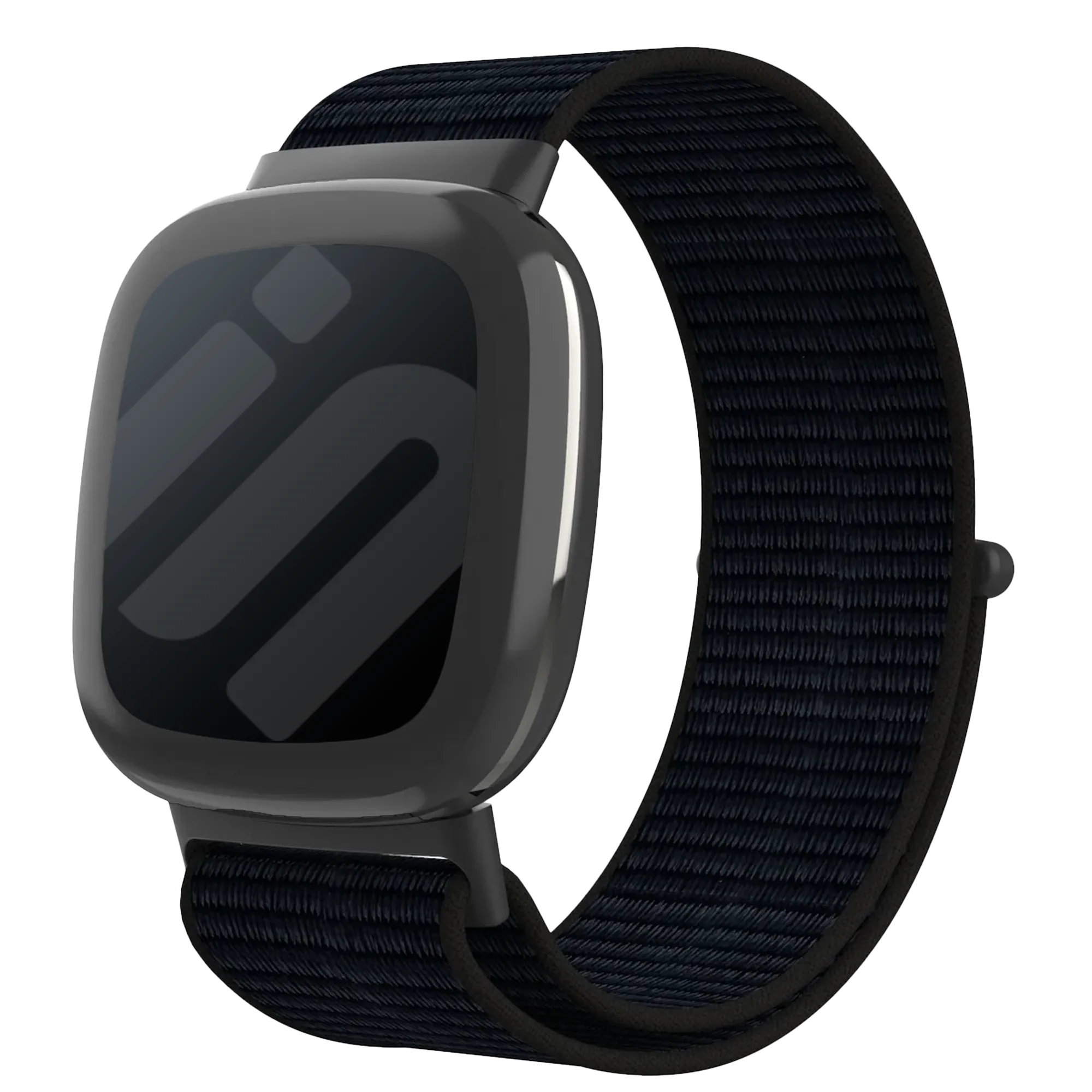Bracelet nylon Fitbit Versa 4 (noir)