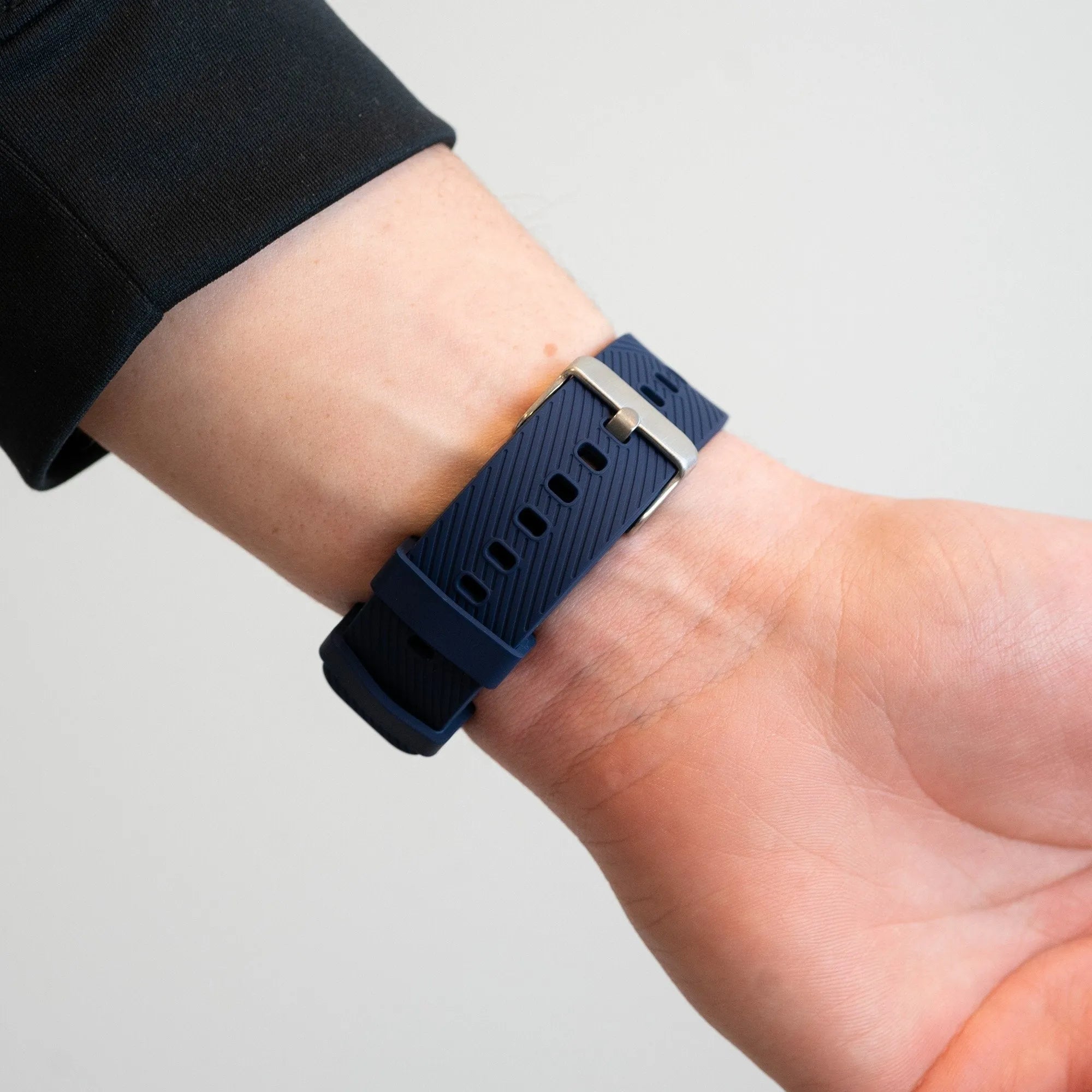 Bandz Bracelet silicone 'Deluxe' Levowatch F2 (bleu foncé)
