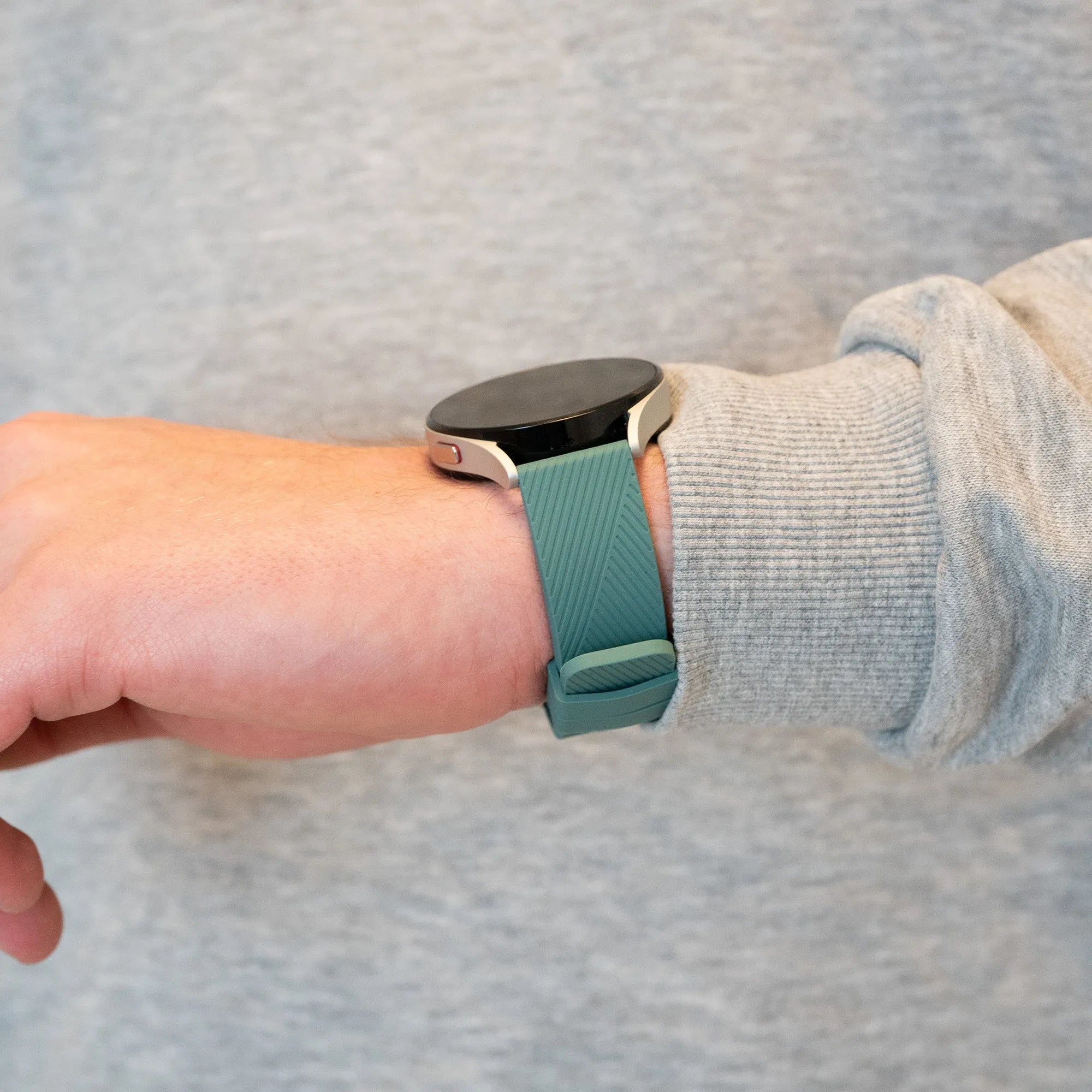 Bandz Levowatch Edgy Silicone Strap 'Deluxe' (Viridian)