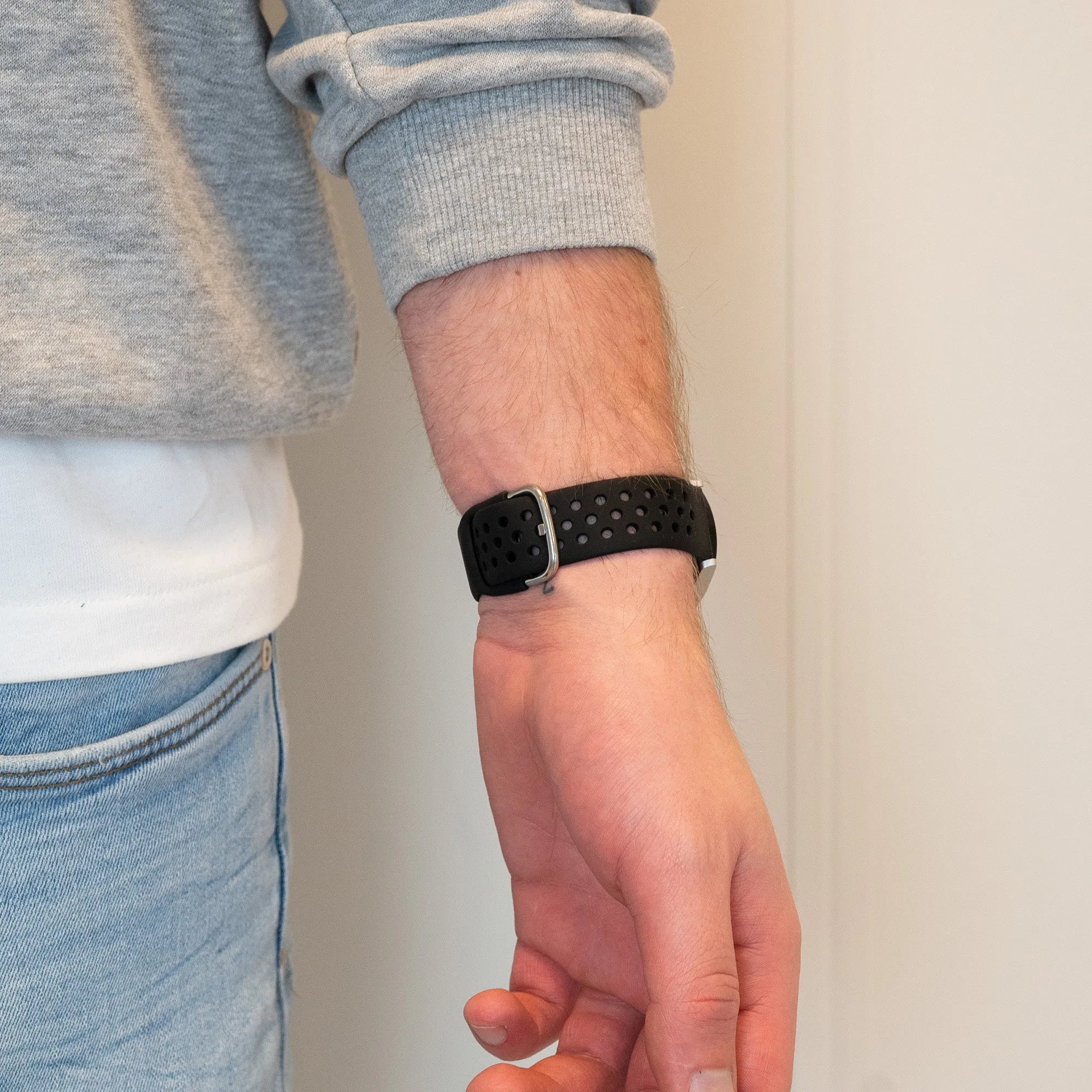 Bandz Bracelet sport 'Air' Levowatch Eve (noir)