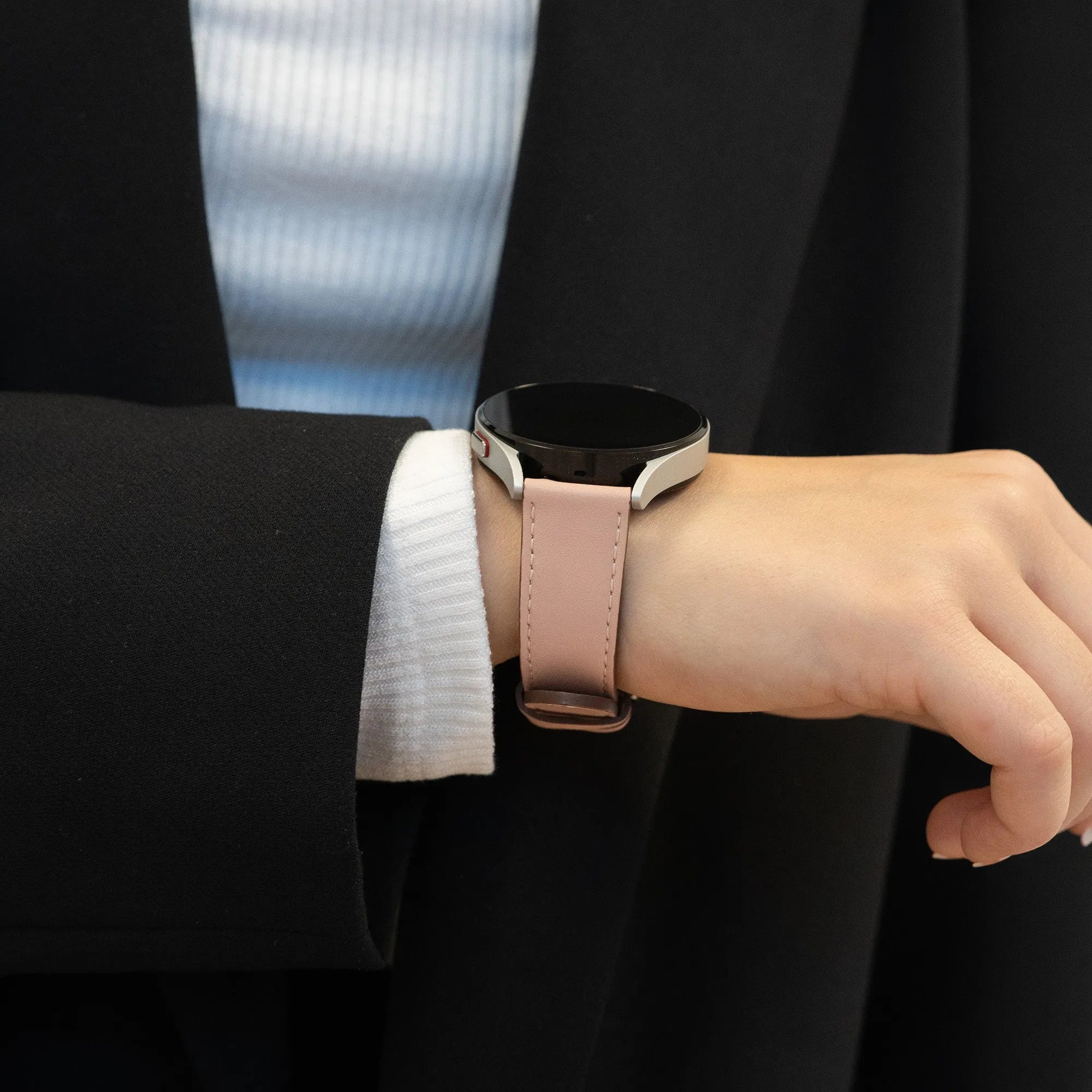 Bandz Bracelet cuir 'Deluxe' Coros Pace 2 (rose)