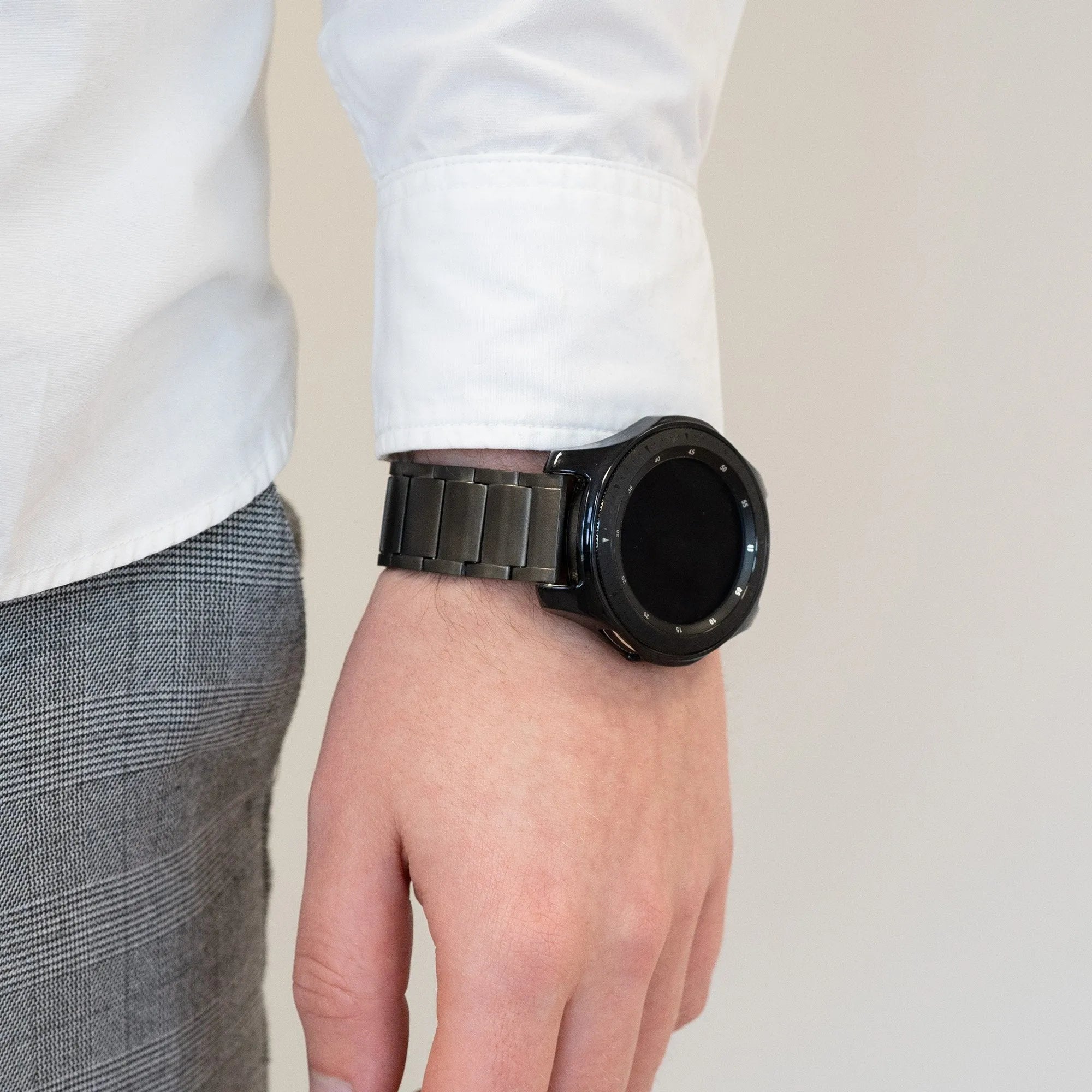 Bandz Bracelet à maillons titane Levowatch L11 (graphite)
