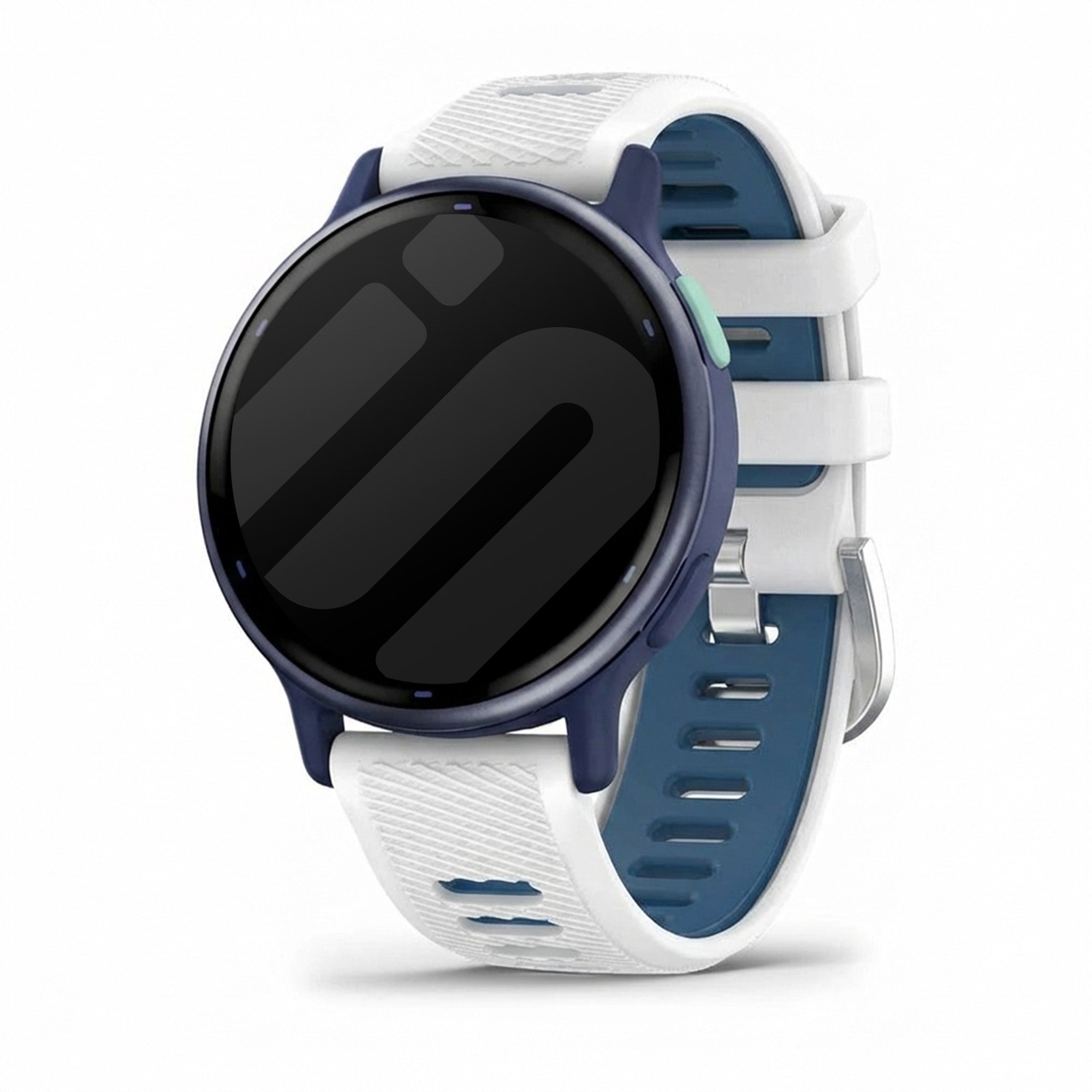 Bracelet sport á boucle Garmin Vivoactive 5 (blanc/bleu)