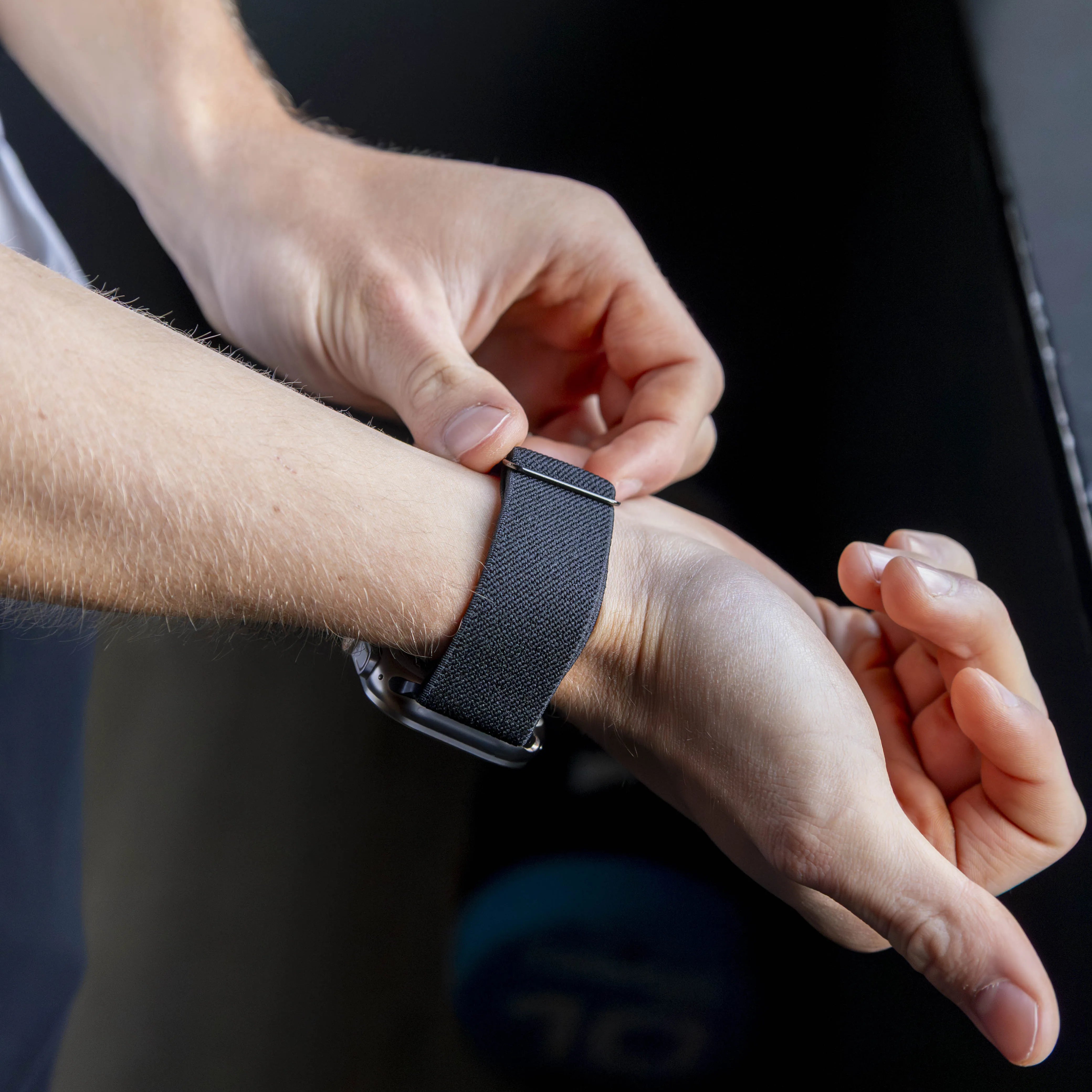 Bracelet élastique Apple Watch (noir)