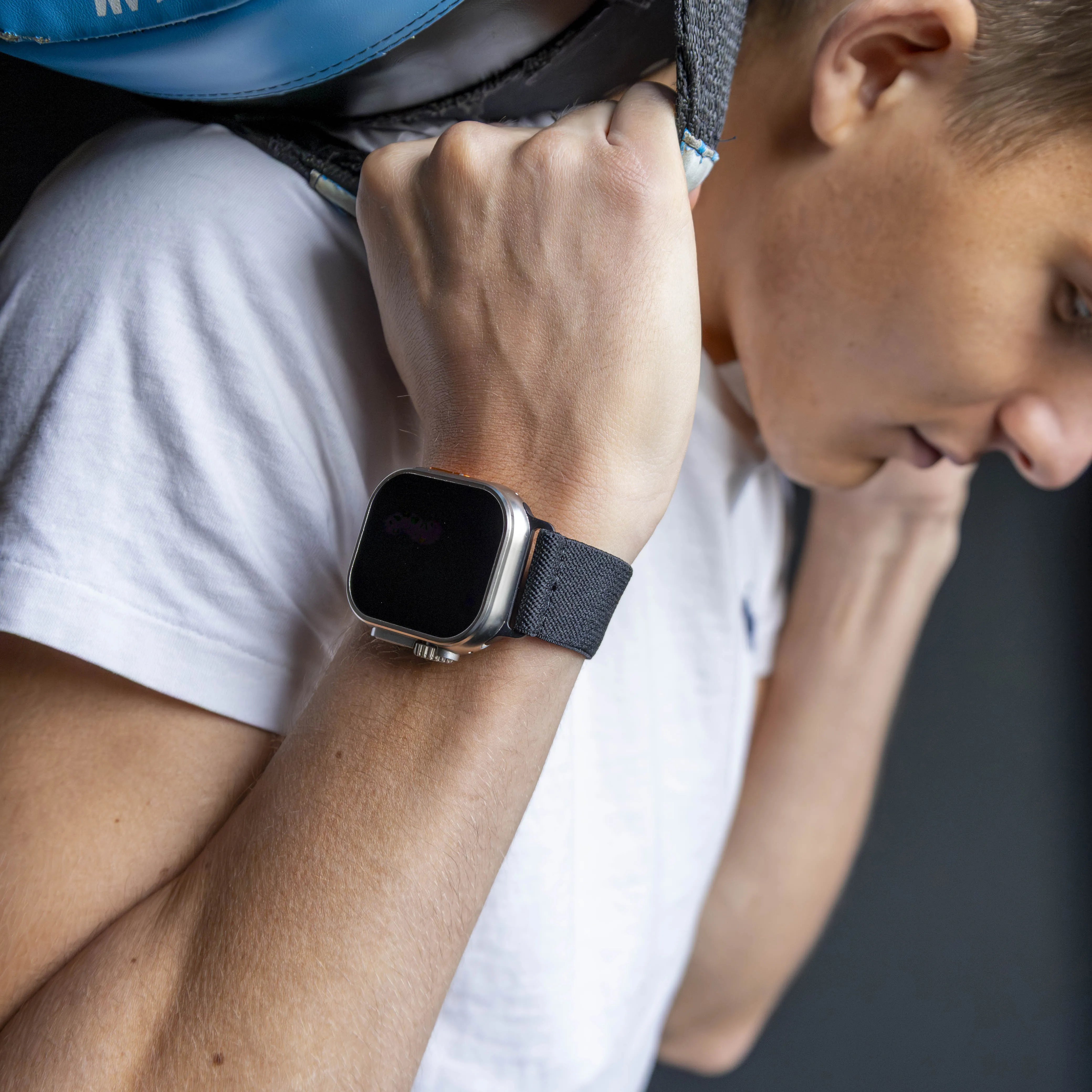 Bracelet élastique Apple Watch (noir)