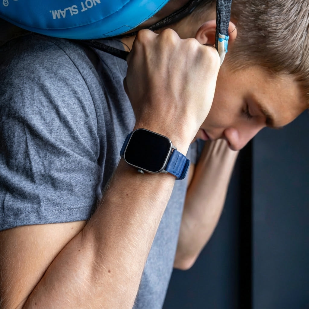 Redmi Watch 4 Magnetic Silicone Strap (Duo Blue)