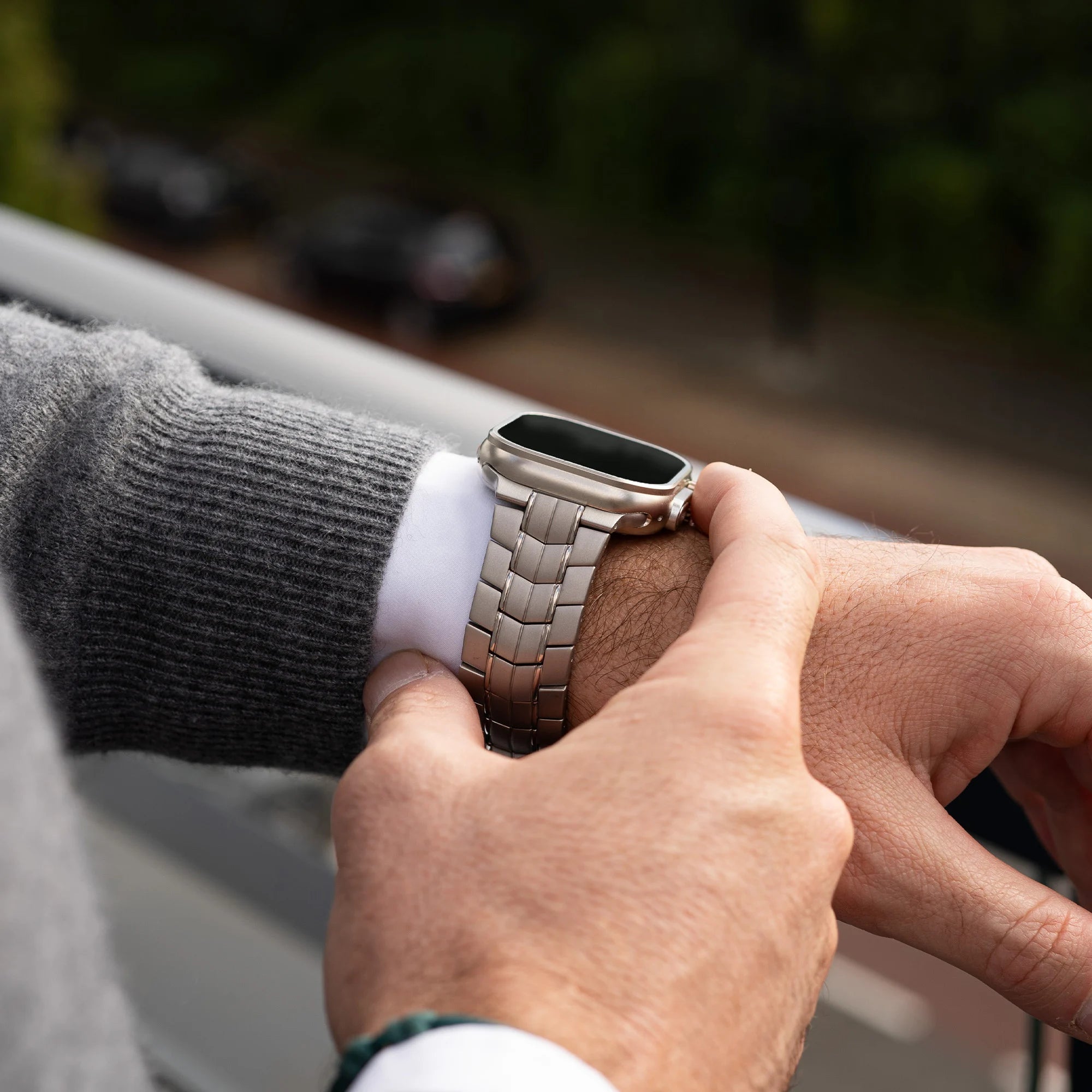 Bandz Bracelet titane 'Supreme' Apple Watch Ultra (titane)