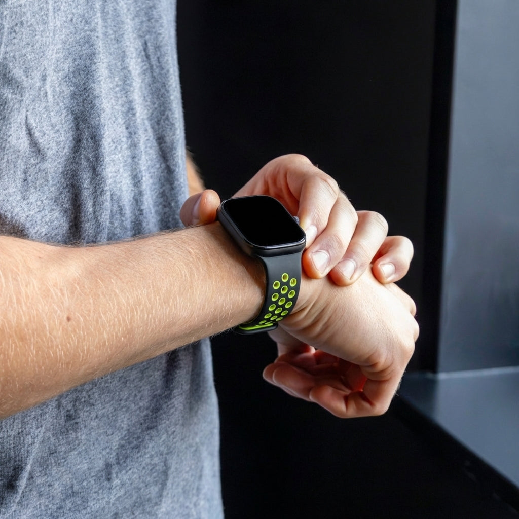 Redmi Watch 4 Sport Strap (Black/Lime)