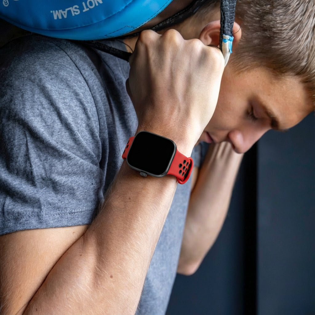 Redmi Watch 4 Sport Strap (Red/Black)