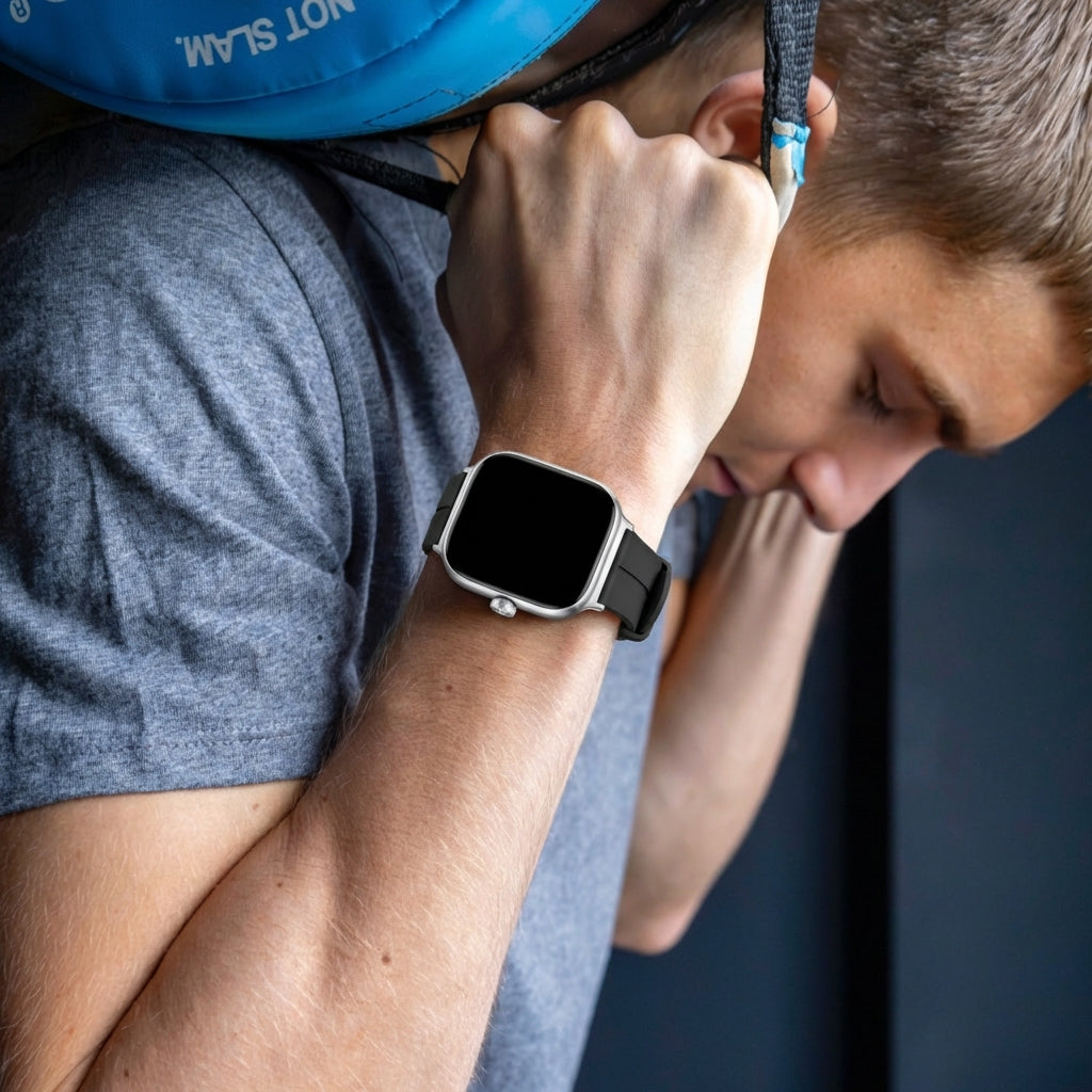 Redmi Watch 4 D-Buckle Silicone Strap (Black)