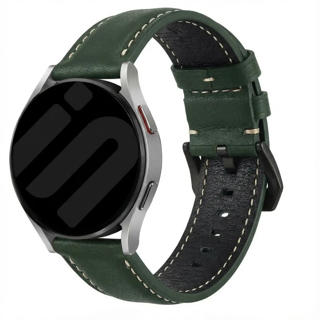 Bracelet cuir authentique Coros Apex 4 - 46mm (vert)