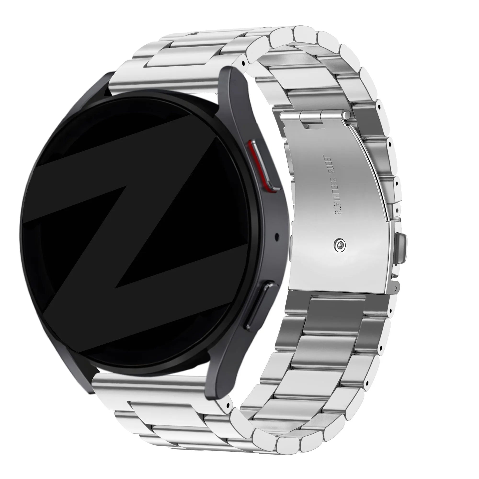 Bandz Actyve Smartwatch 20mm Steel Strap 'Classic' (Silver)
