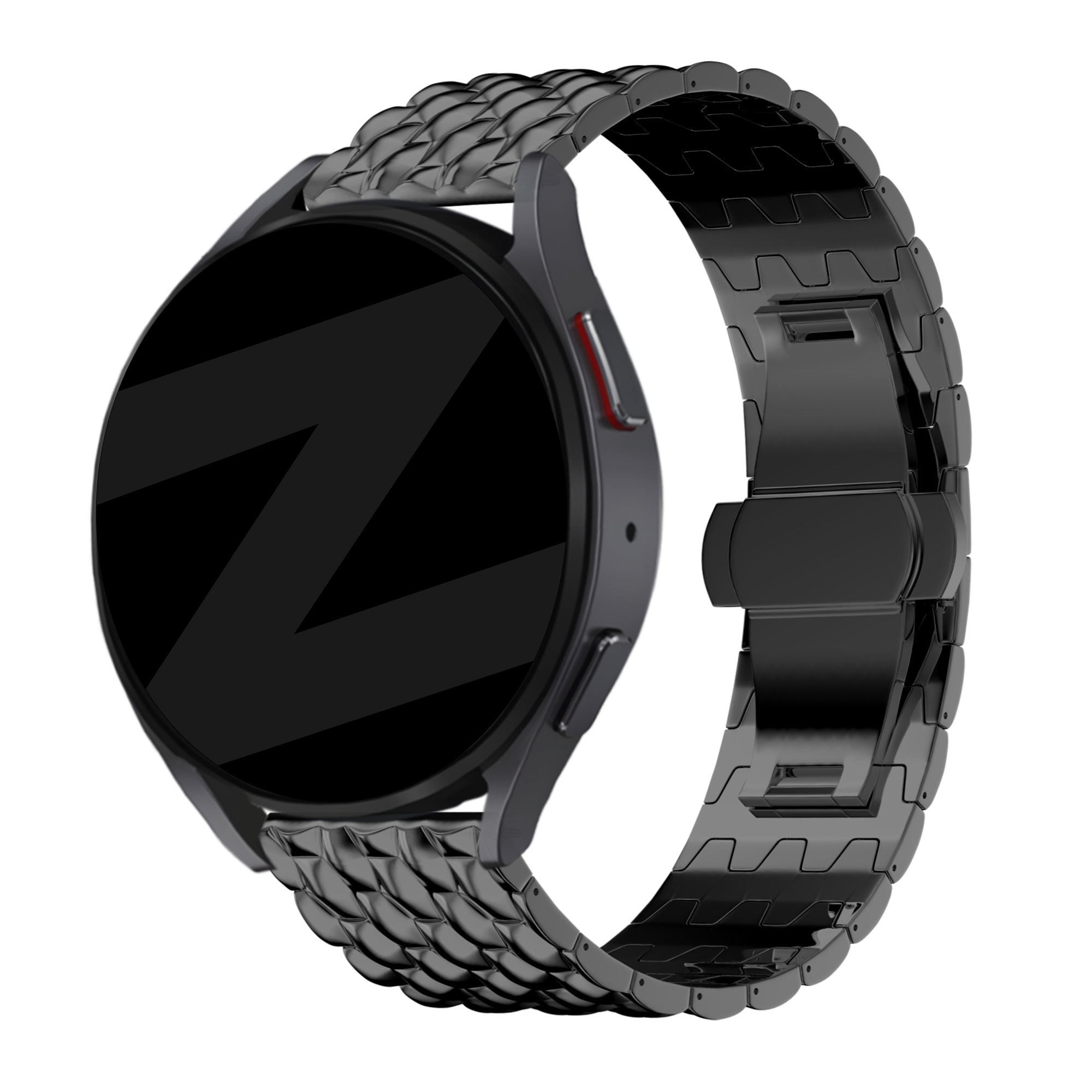 Bandz Huawei Watch GT 7 - 46mm Steel Strap 'Dragon' (Black)